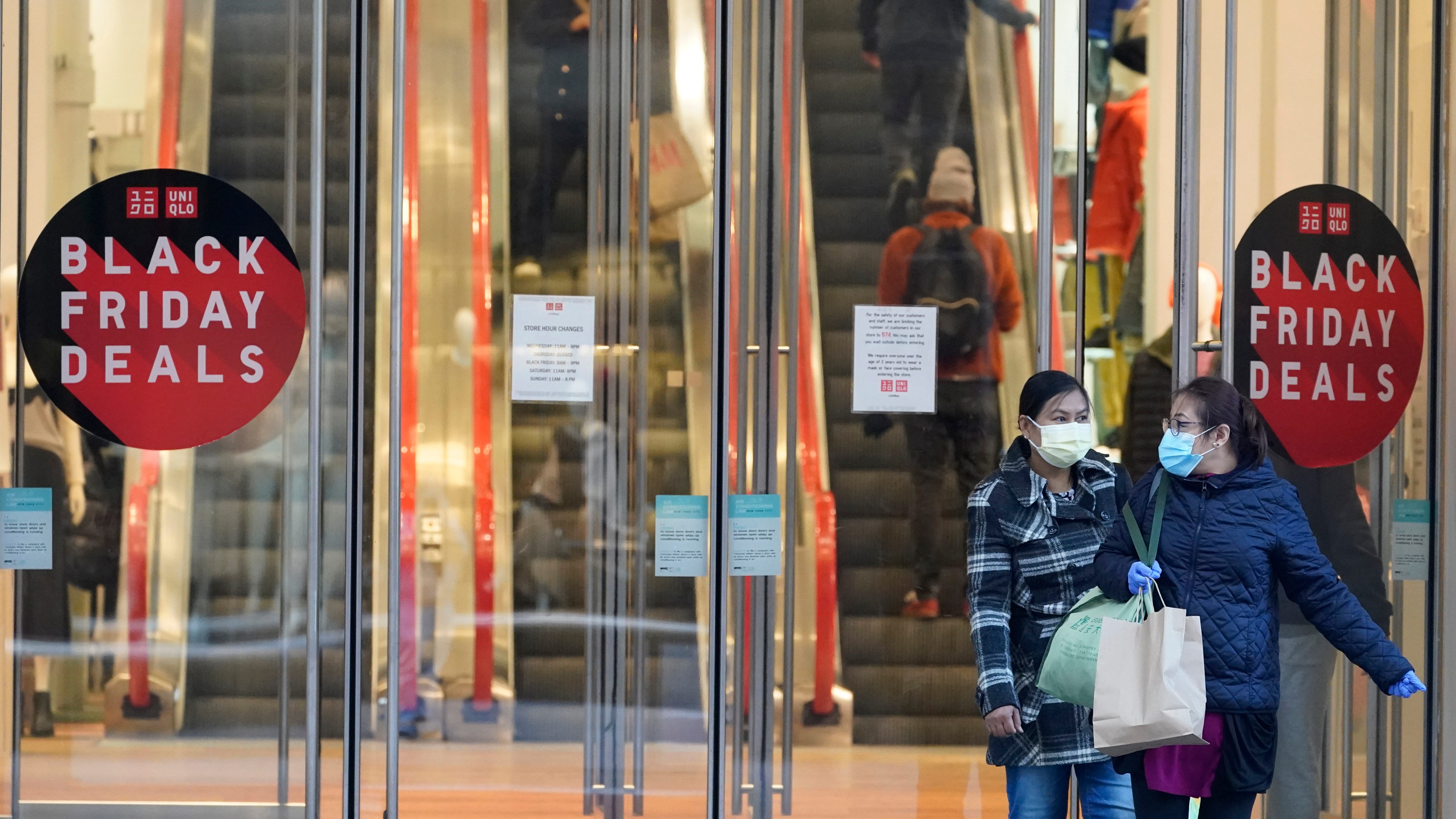 Stores kick off Black Friday but pandemic woes linger