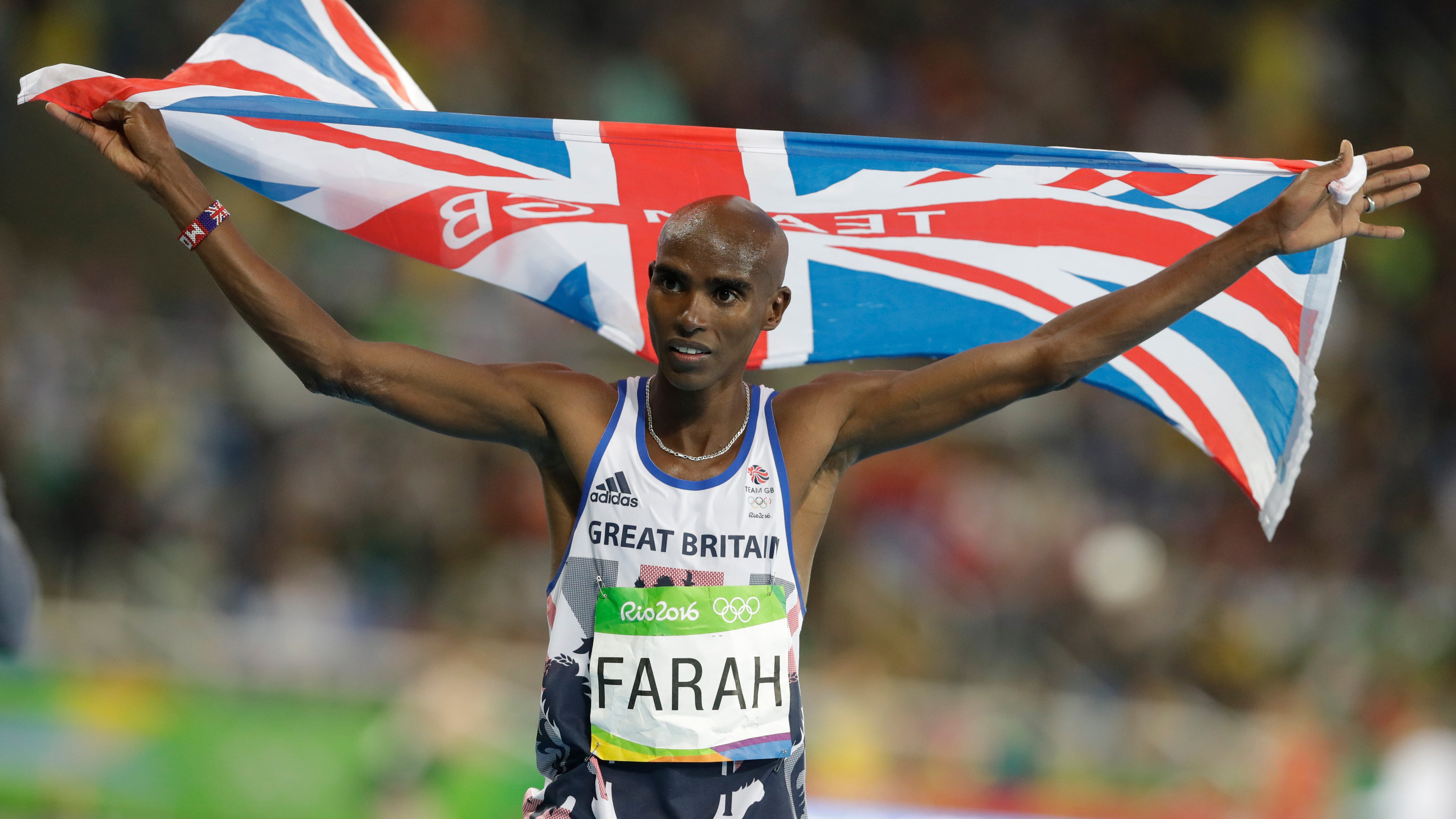 UK Olympian Mo Farah reveals he was trafficked as a child