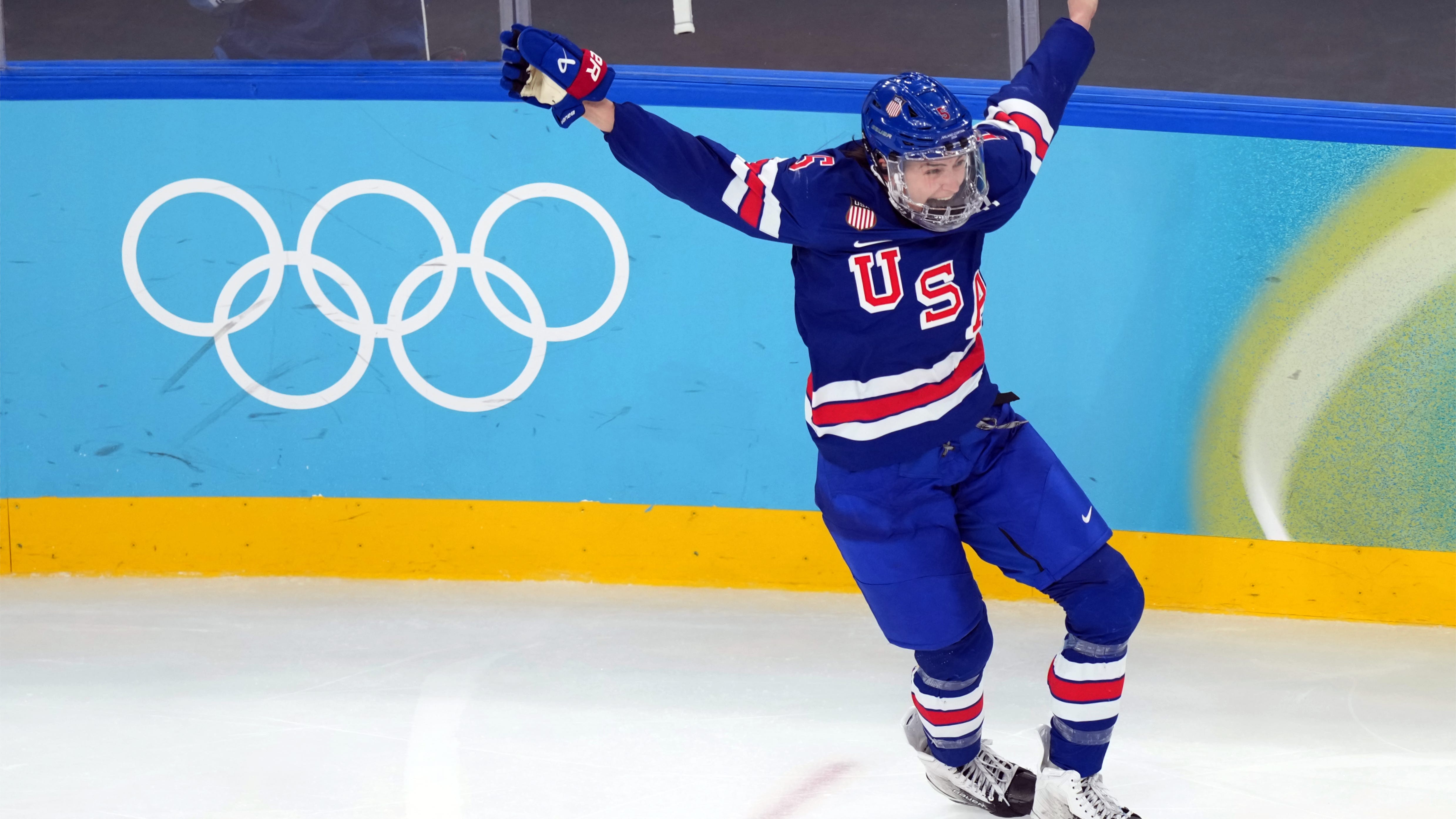 United States wins Olympic gold in women's hockey, beating Canada in overtime