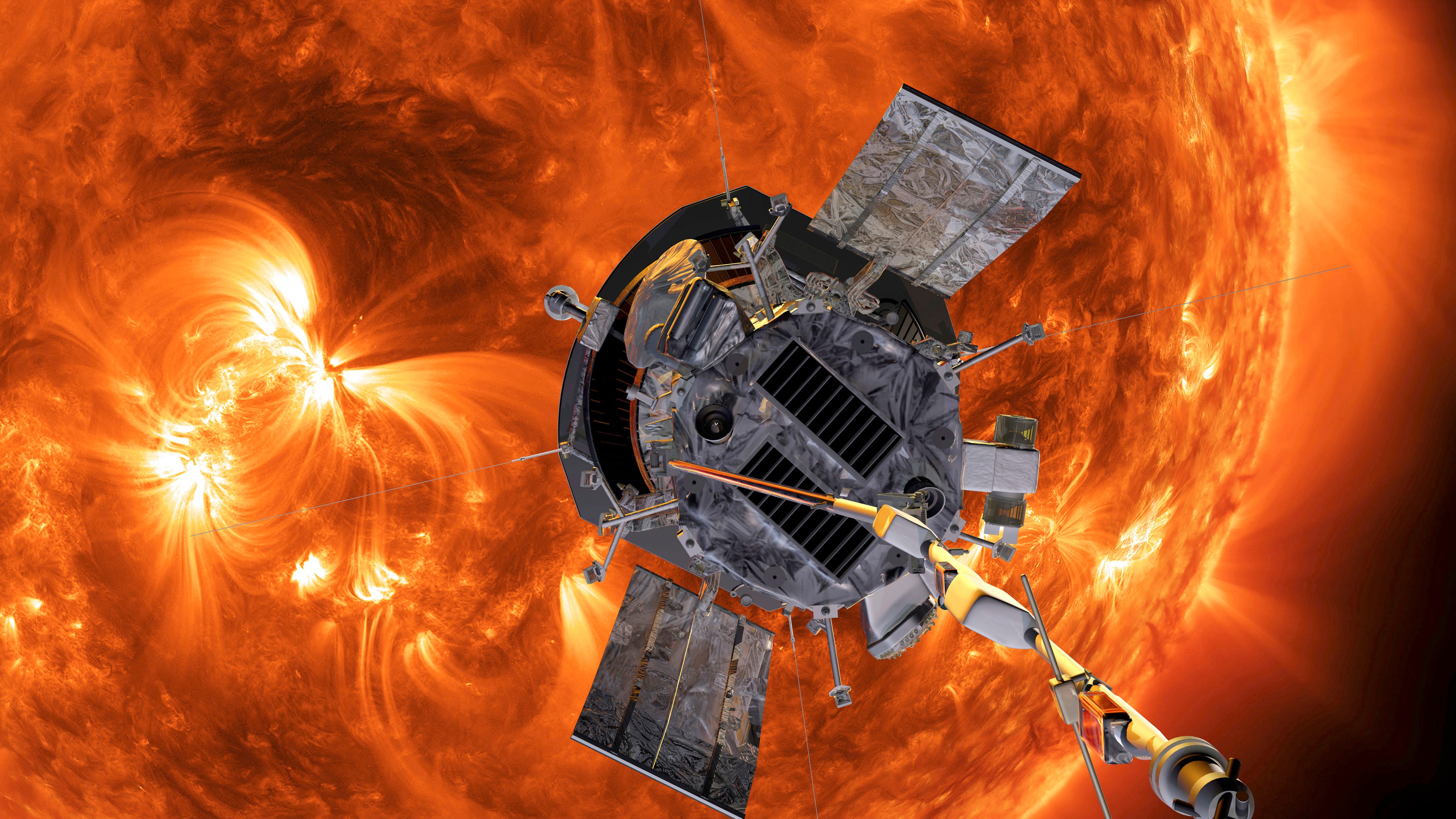 NASA craft 'touches' sun for 1st time, dives into atmosphere