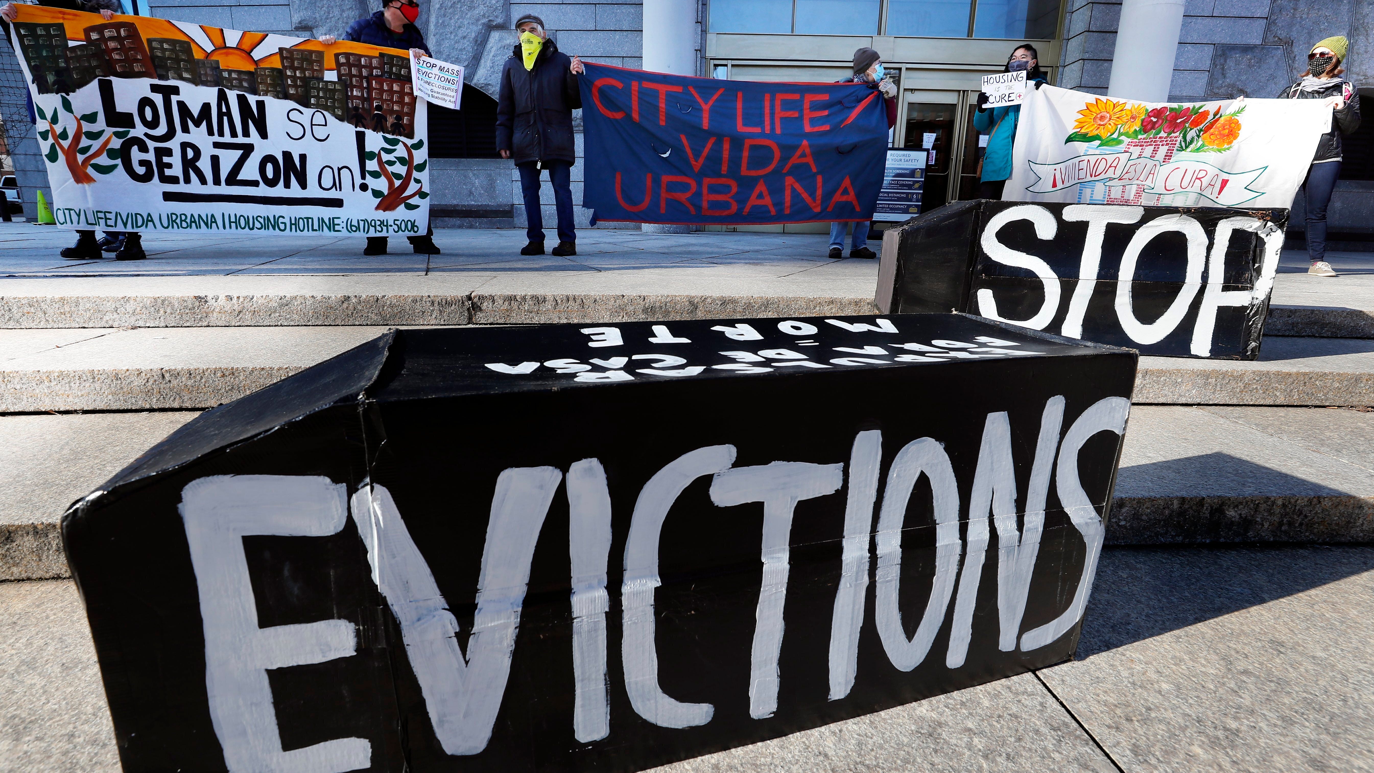 Judge doubts eviction ban, but may lack power to stop it