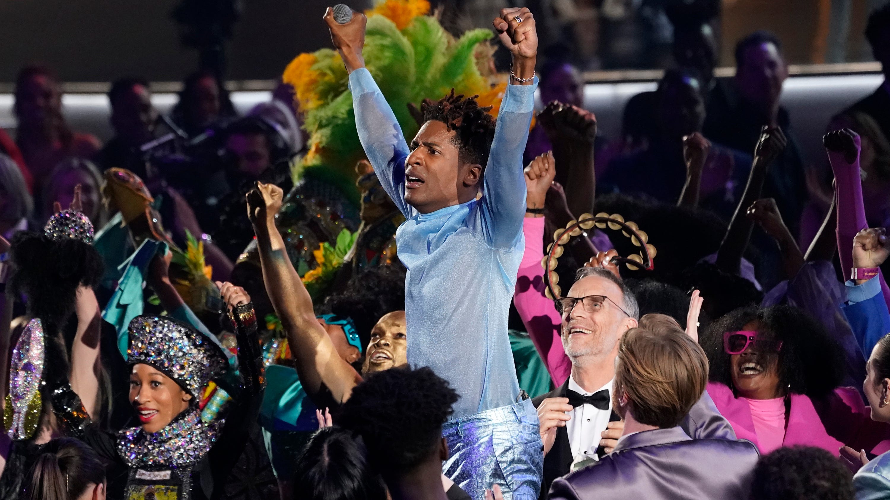 Meet Jon Batiste, new Grammy winner with plenty going on 