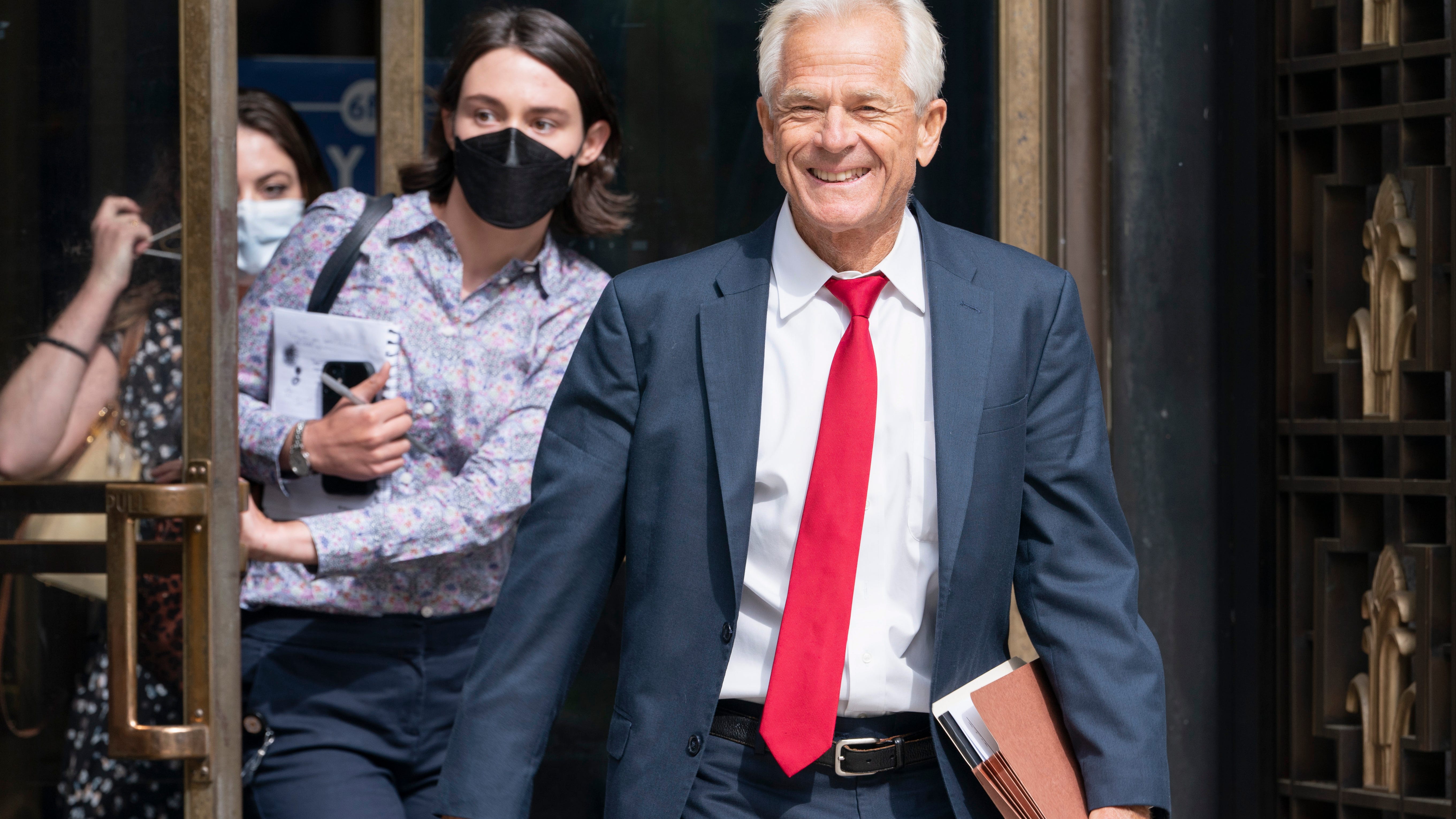 Ex-Trump aide Navarro pleads not guilty to contempt charges
