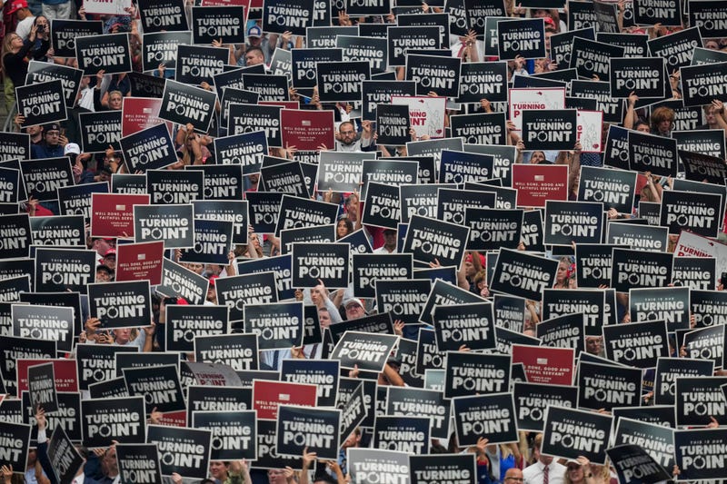 APTOPIX Charlie Kirk Memorial