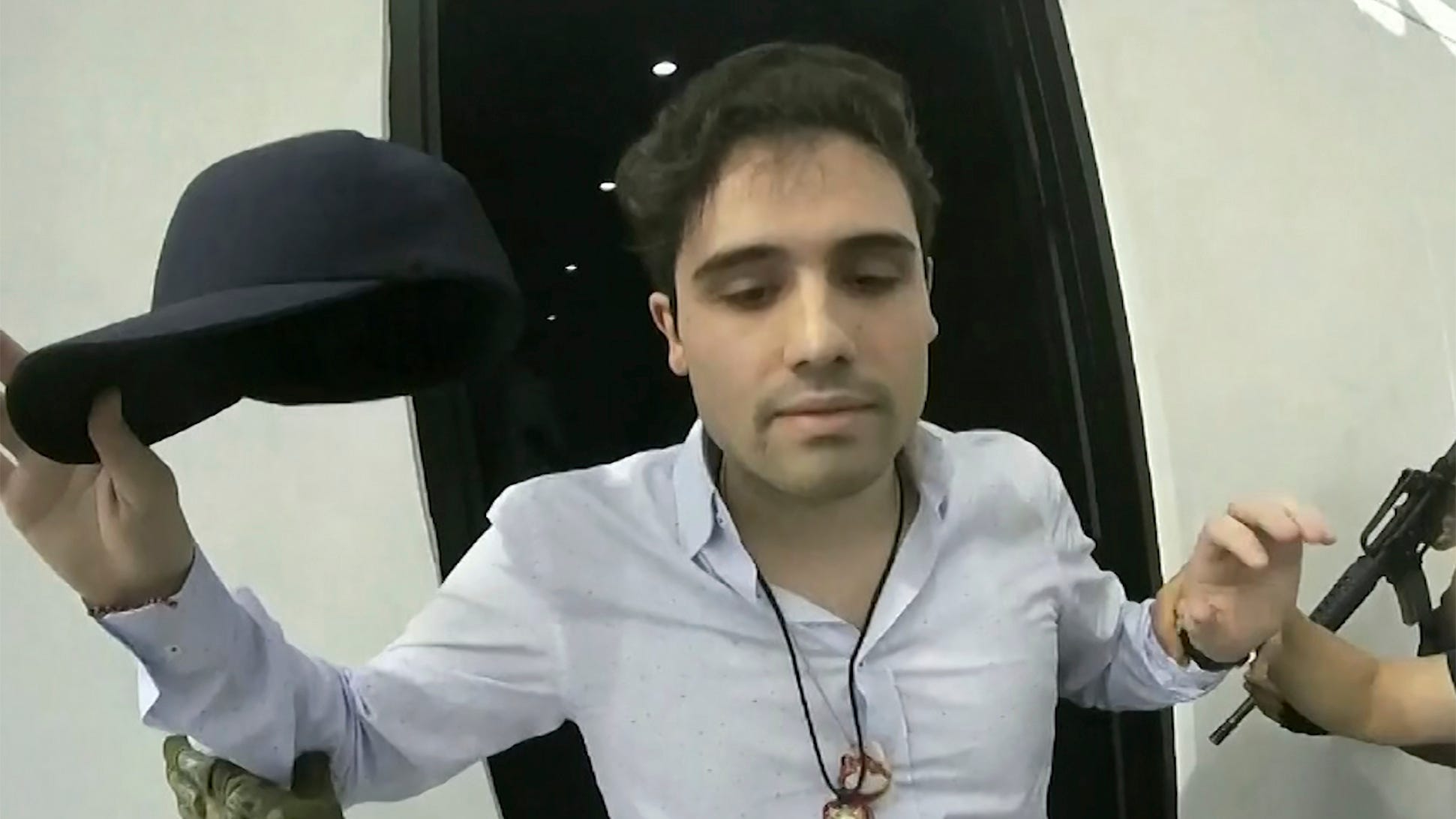 Mexico nabs son of drug lord 'El Chapo' before Biden visit
