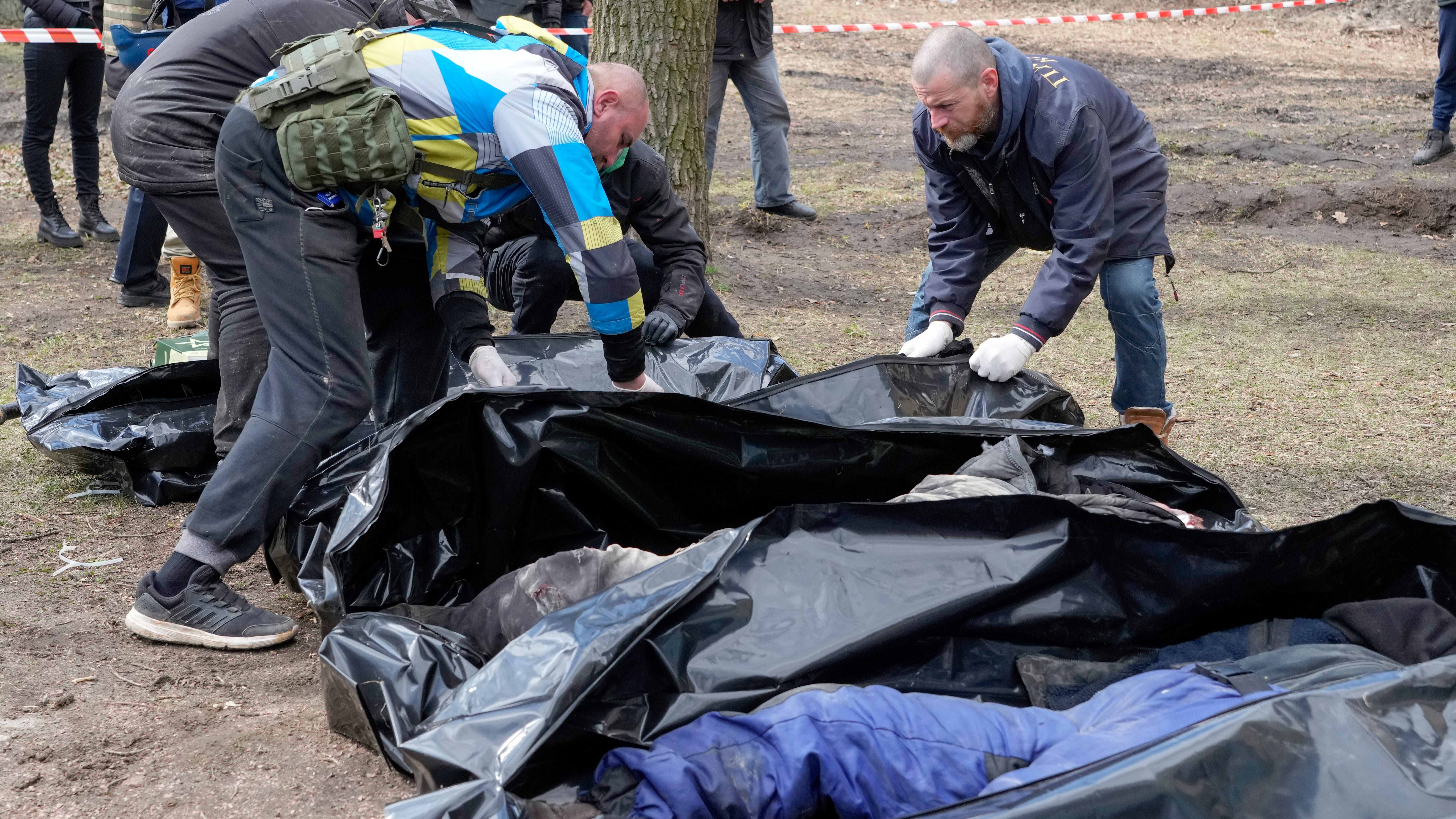 Russia faces global outrage over bodies in Ukraine's streets