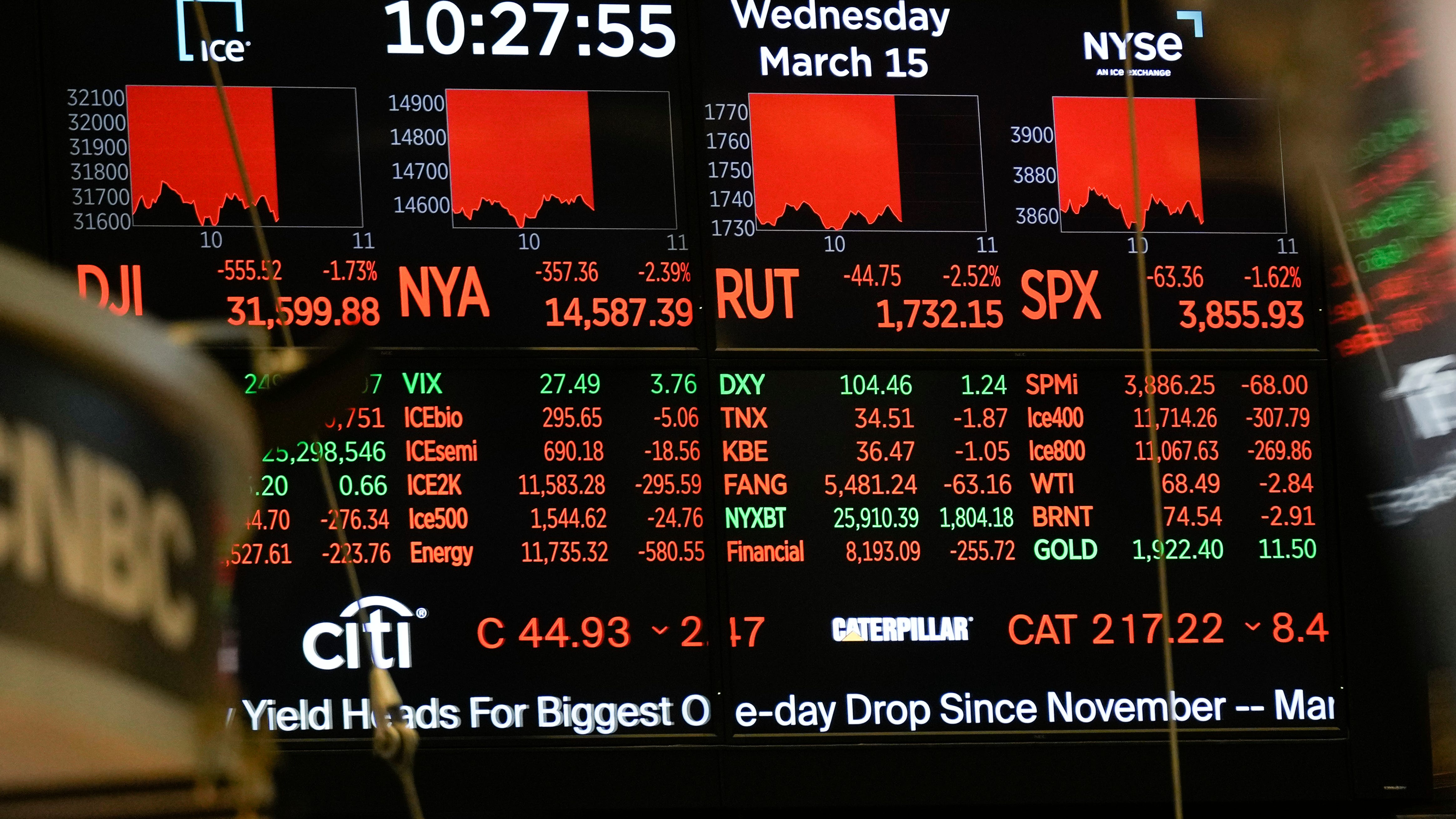 Markets shudder on fears about a global banking crisis