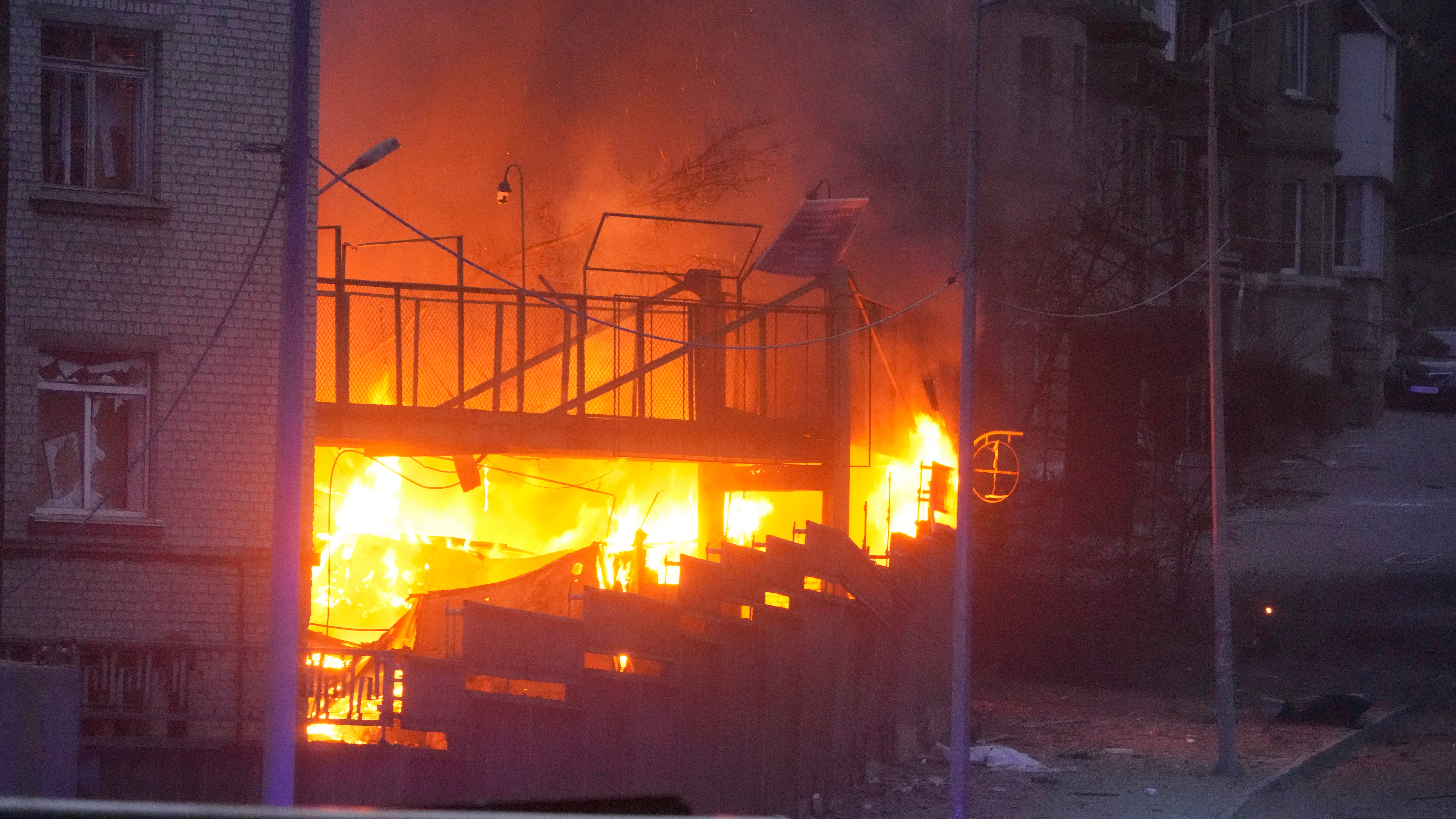 Explosions rock Kyiv again as Russians rain fire on Ukraine