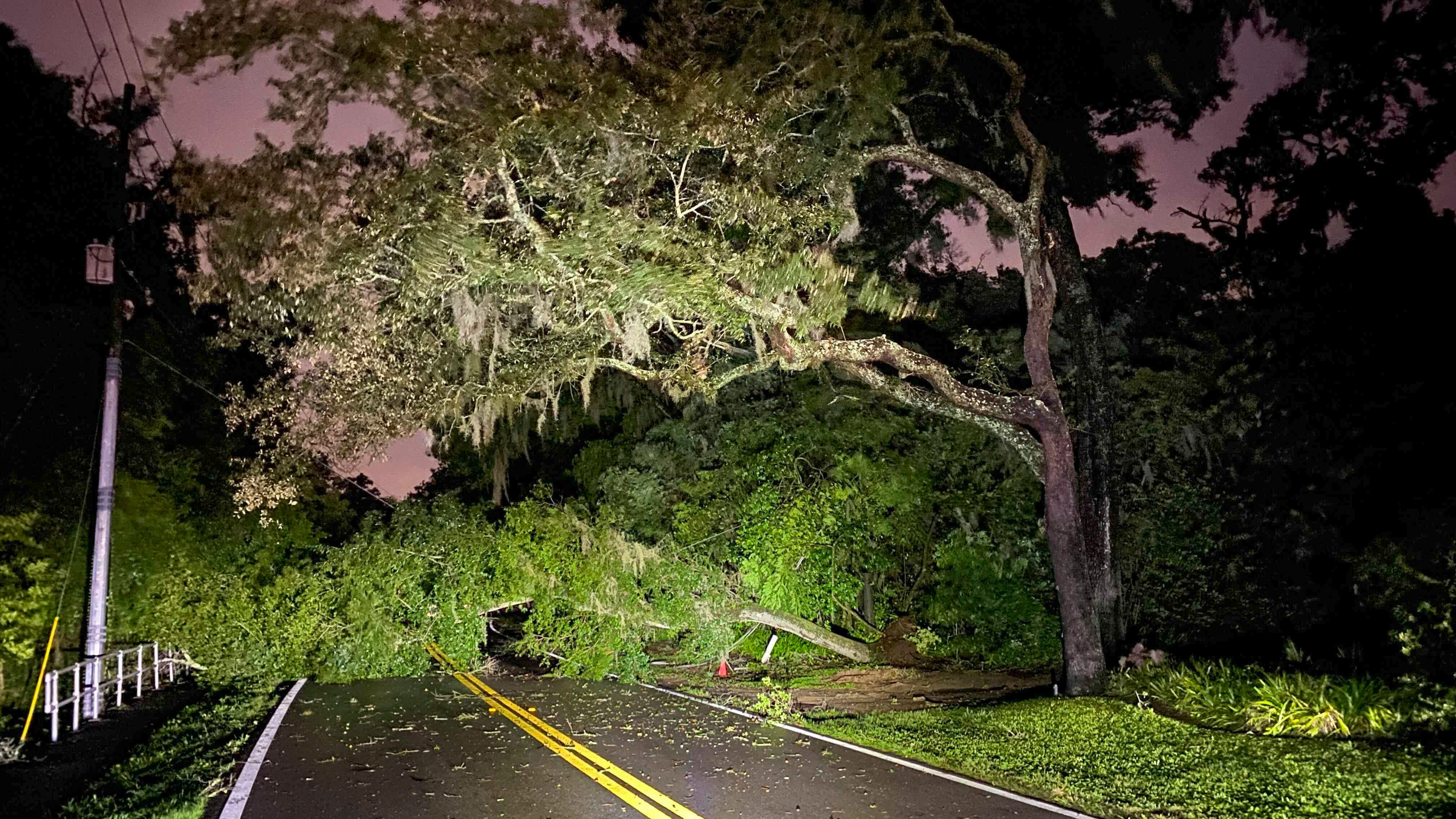 Tropical storm pounds East Coast after killing 1 in Florida