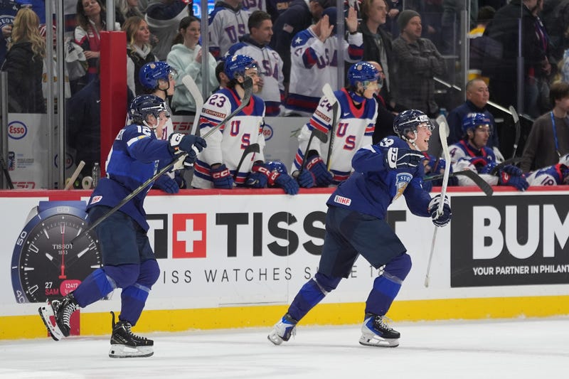 World Juniors US Finland Hockey