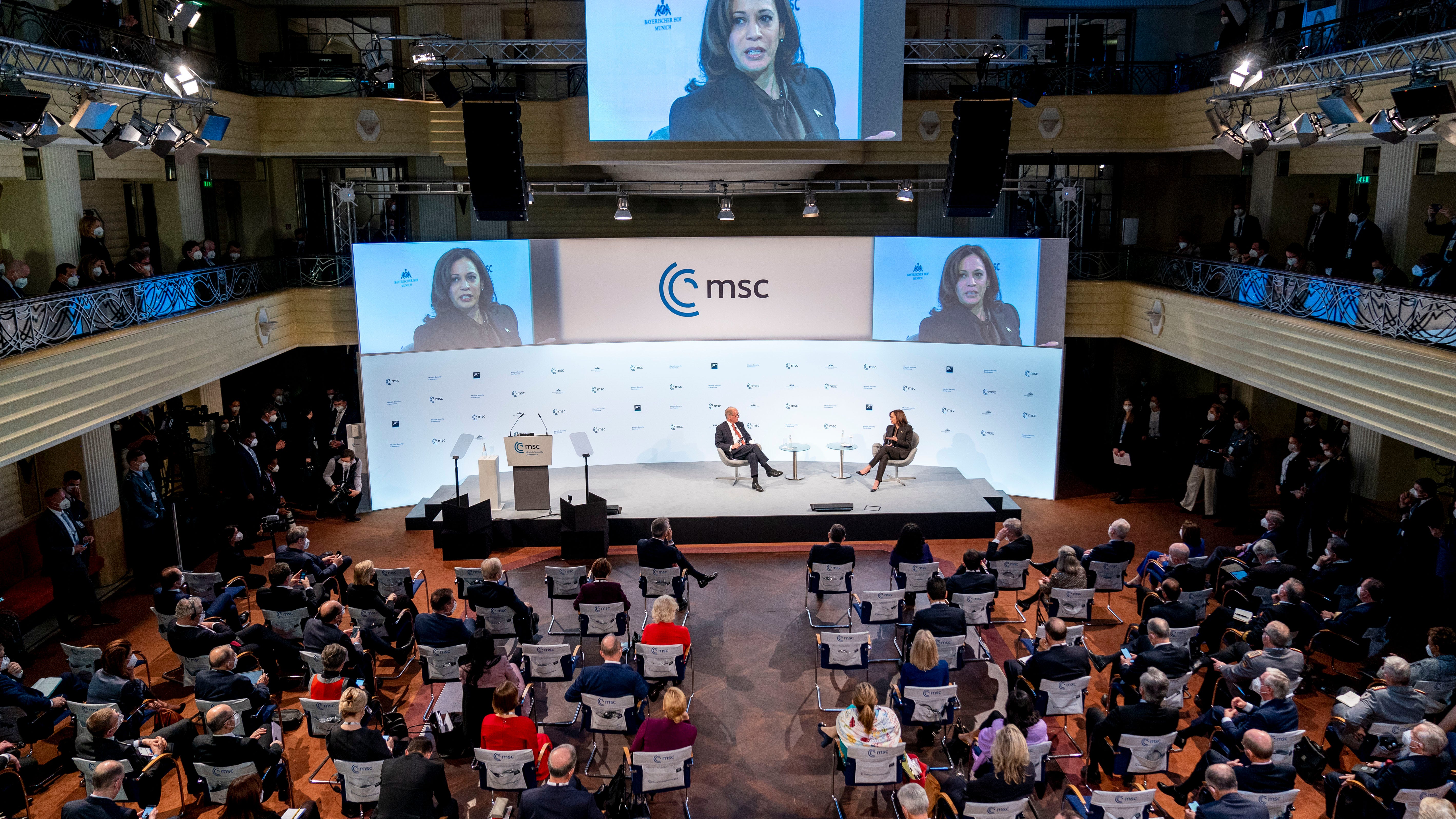 Harris on Ukraine: World at 'a decisive moment in history'
