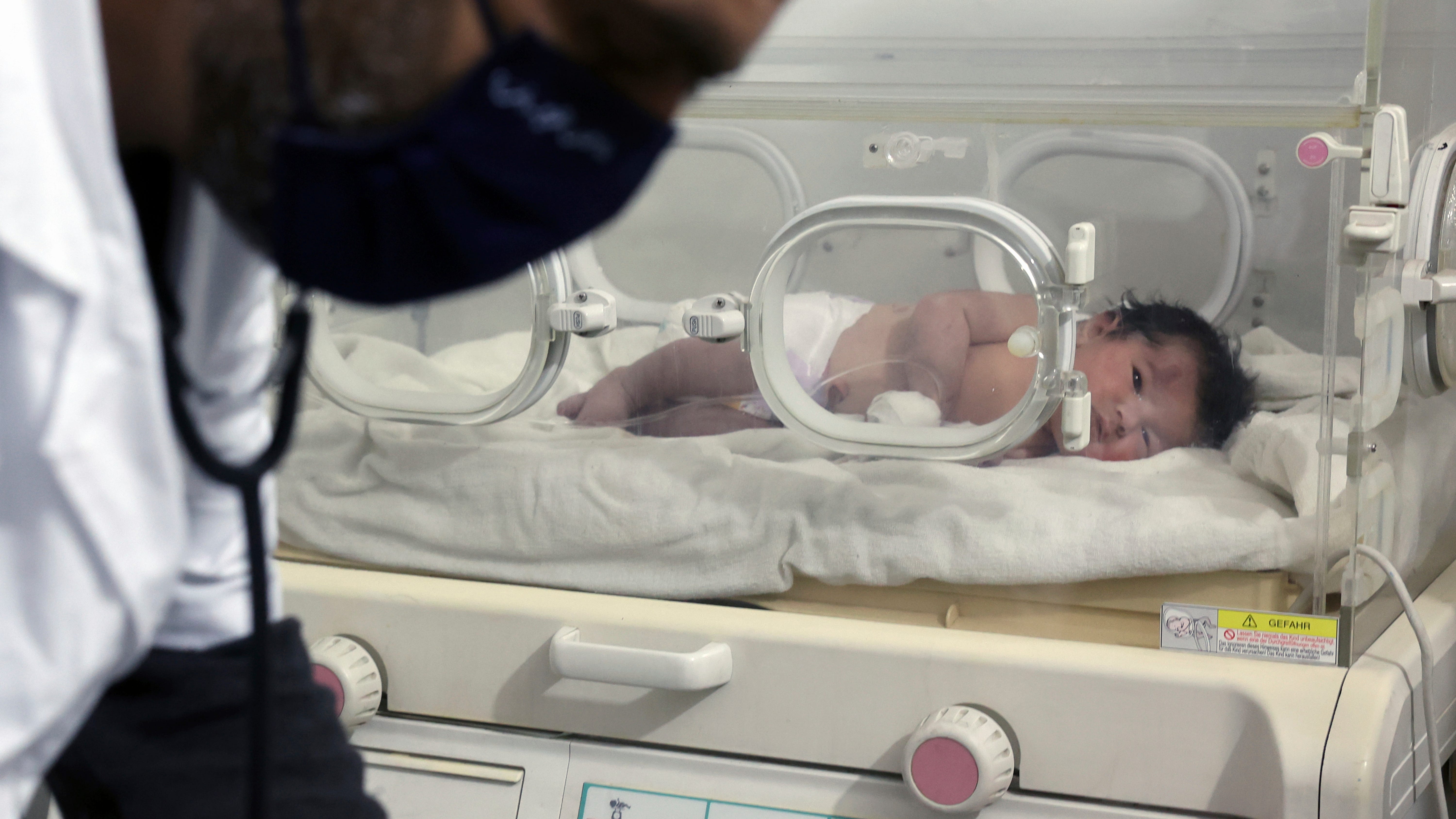 Newborn, toddler saved from rubble in quake-hit Syrian town
