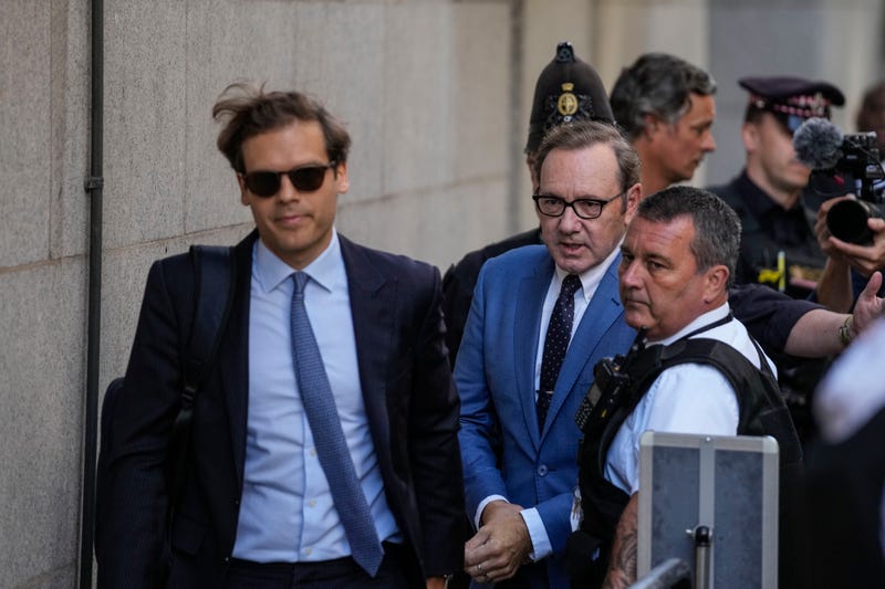APTOPIX Britain Kevin Spacey