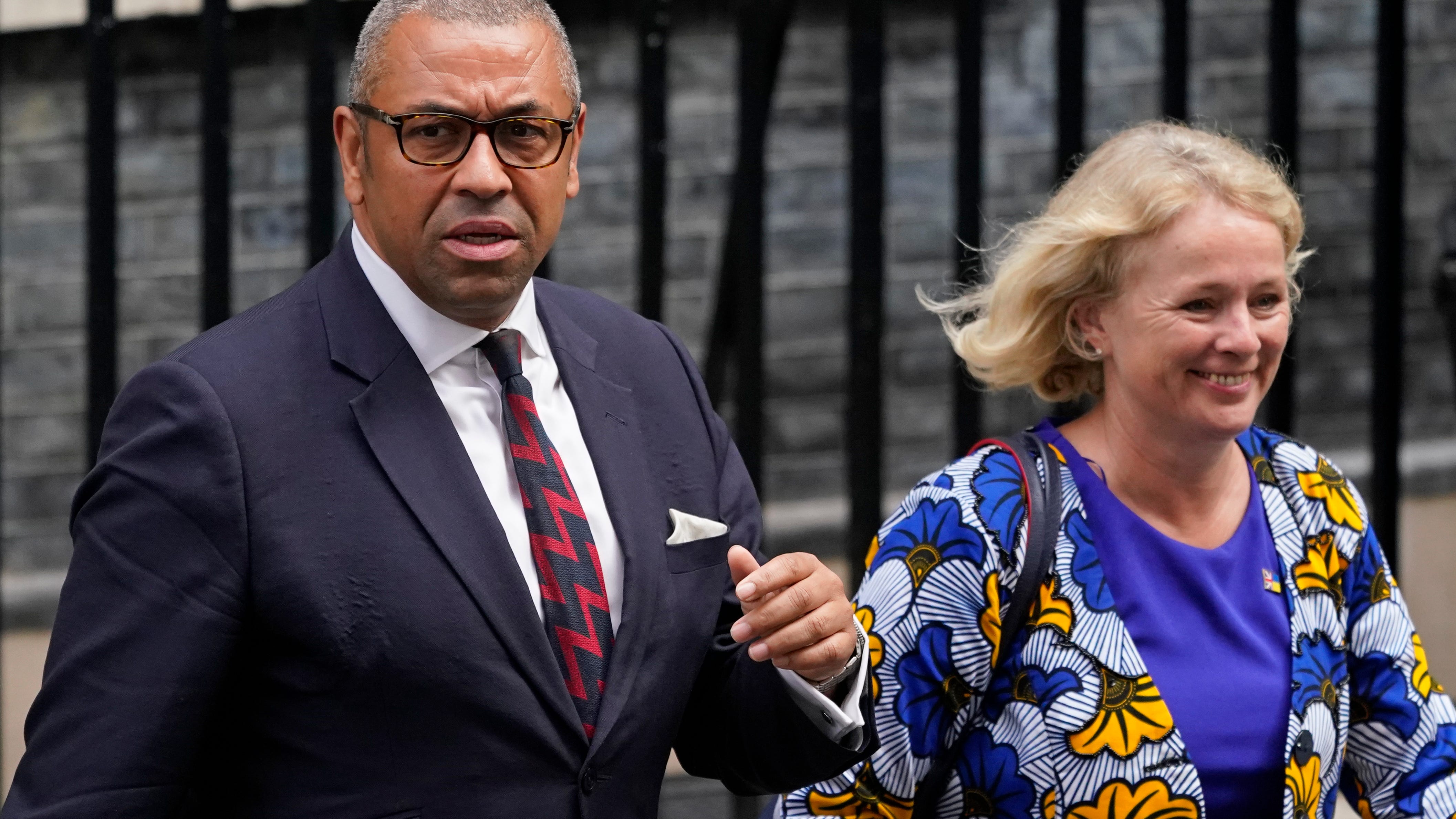New UK Cabinet is diverse in makeup and solidly on the right