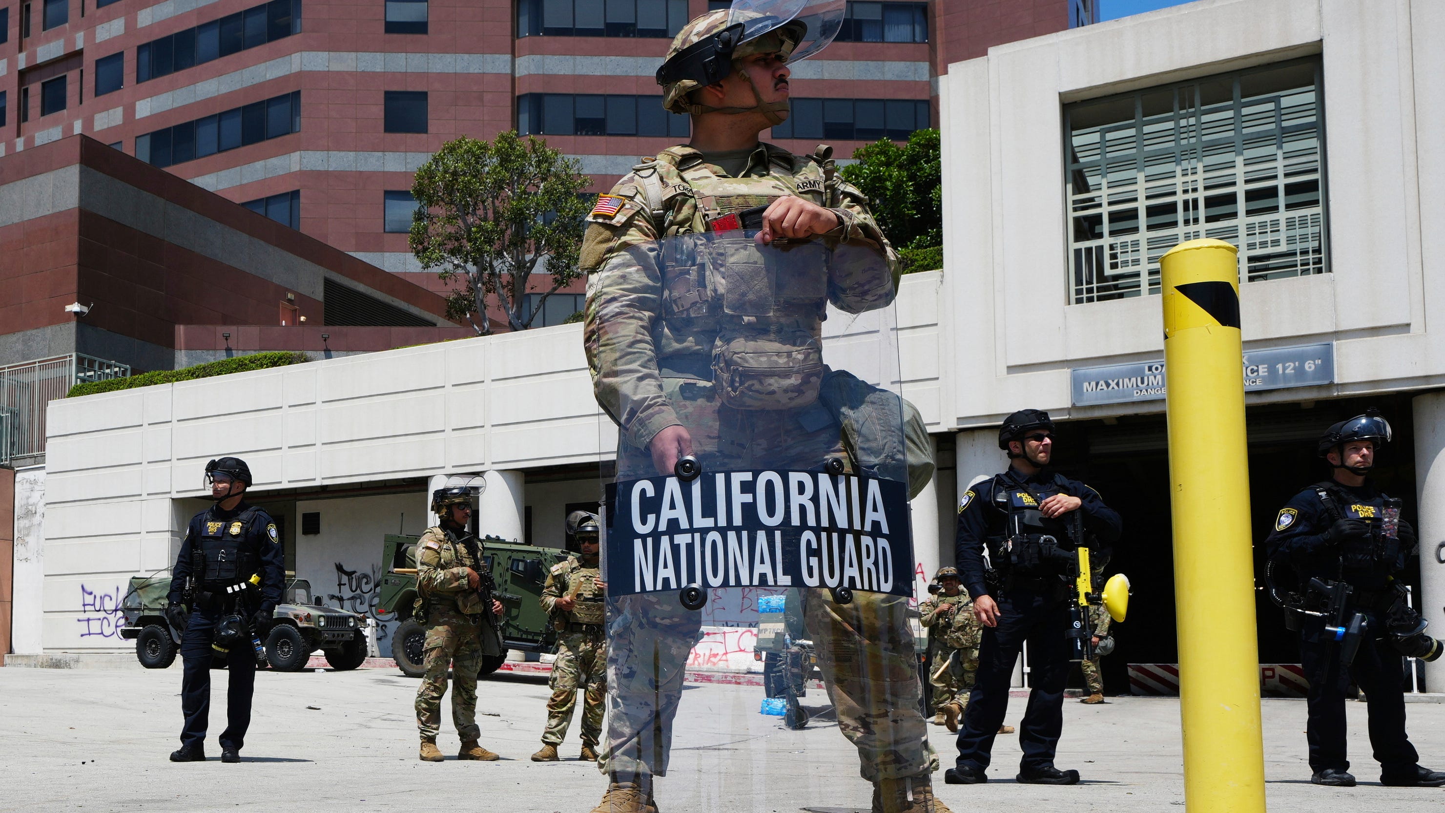 Newsom says 'democracy is under assault' in response to Trump's military deployment in LA