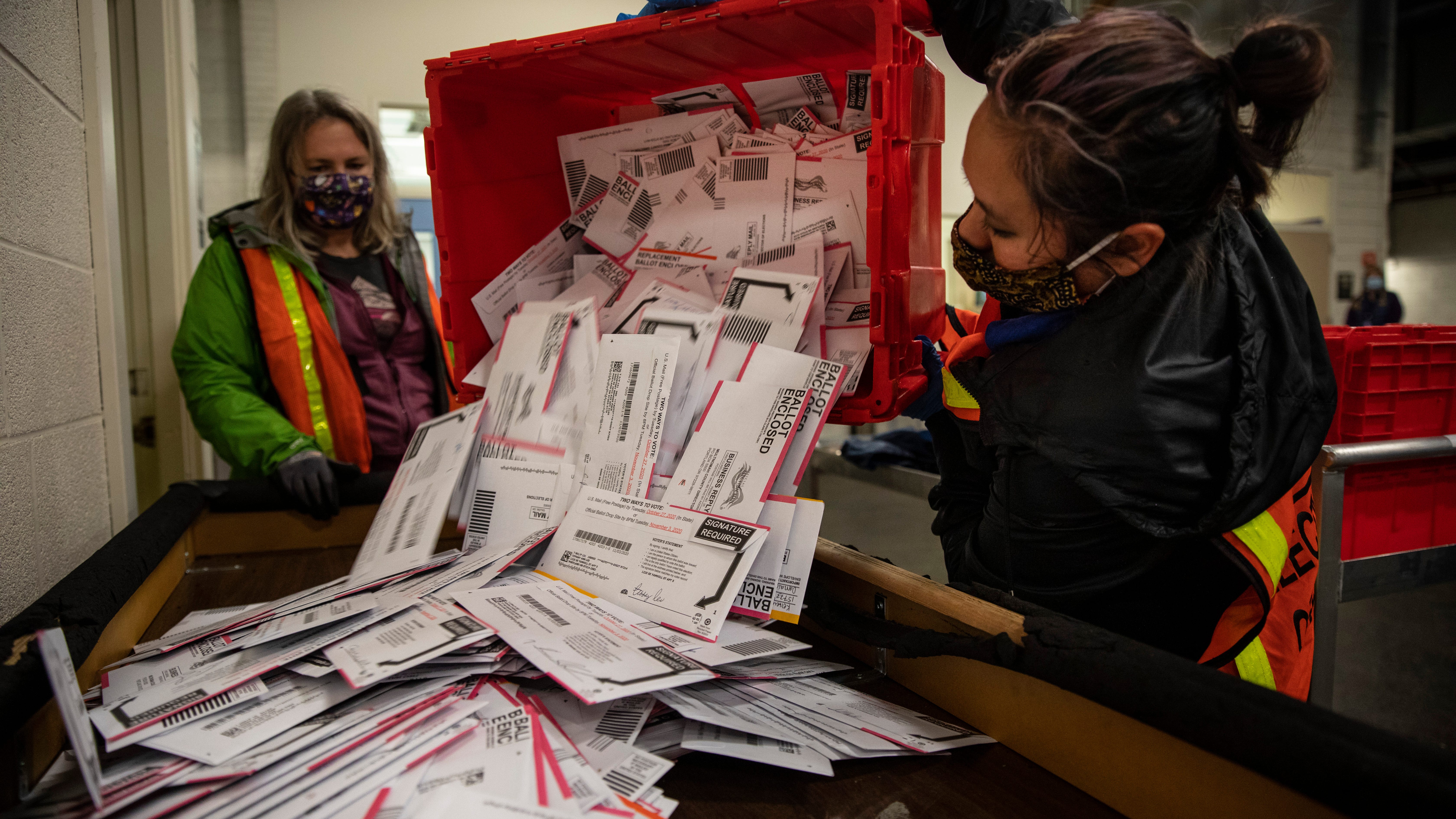 AP VoteCast: Voters favor Biden on virus, Trump on economy