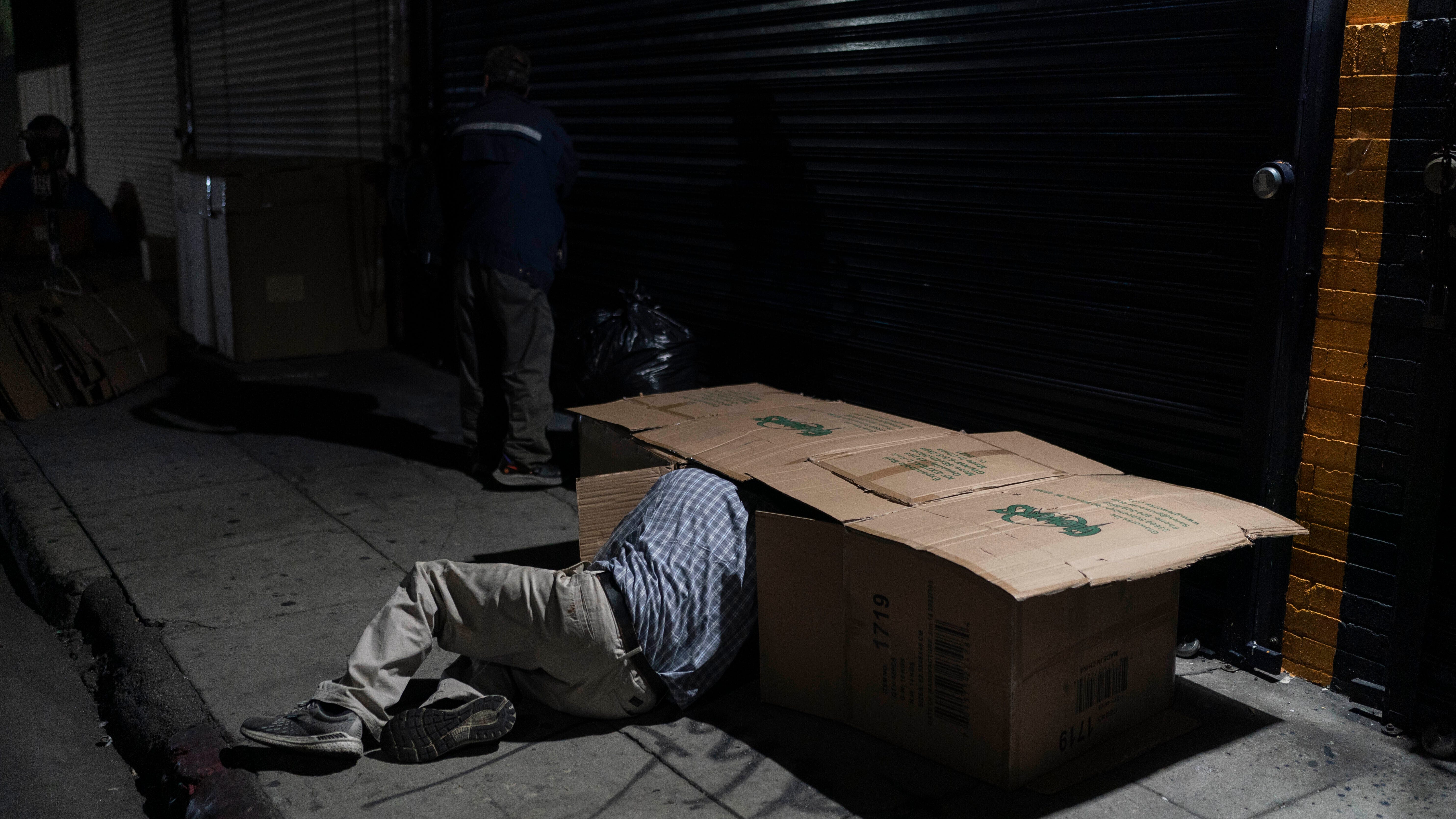 US homeless numbers stay about the same as before pandemic
