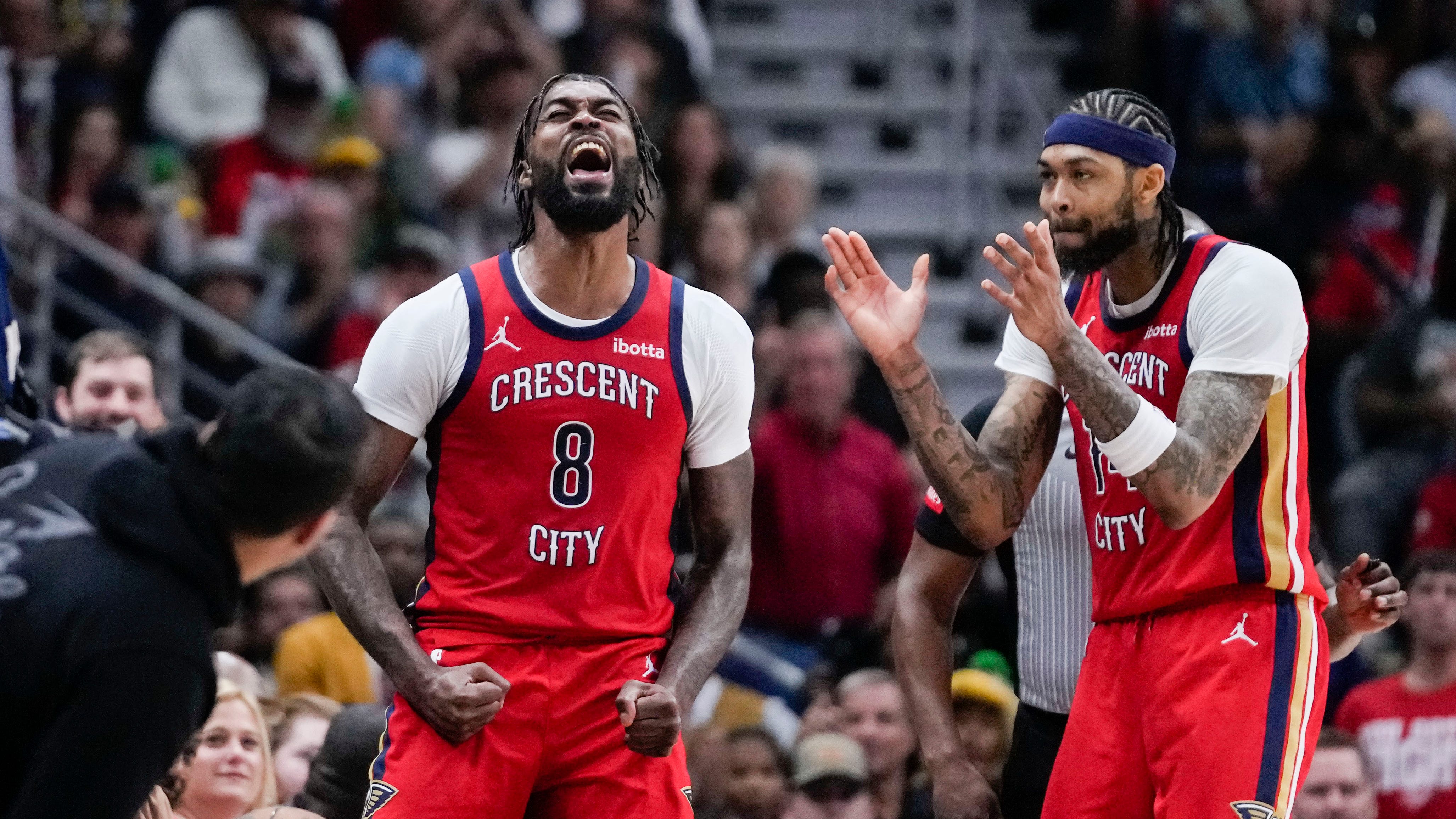 Ingram, Valanciunas lift Zion-less Pelicans past Kings and into the playoffs