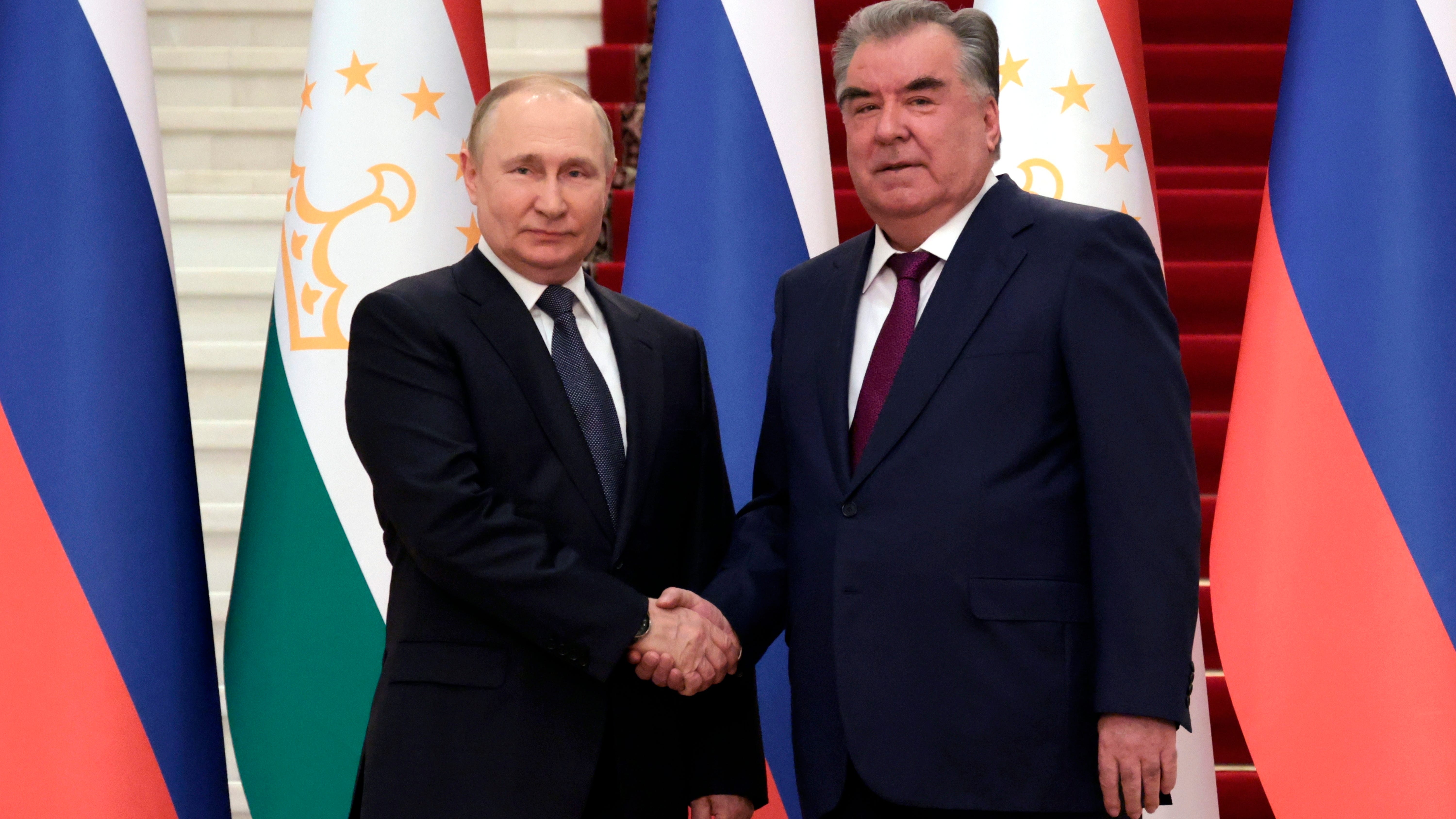 Russia working on Taliban ties, Putin says in Tajikistan