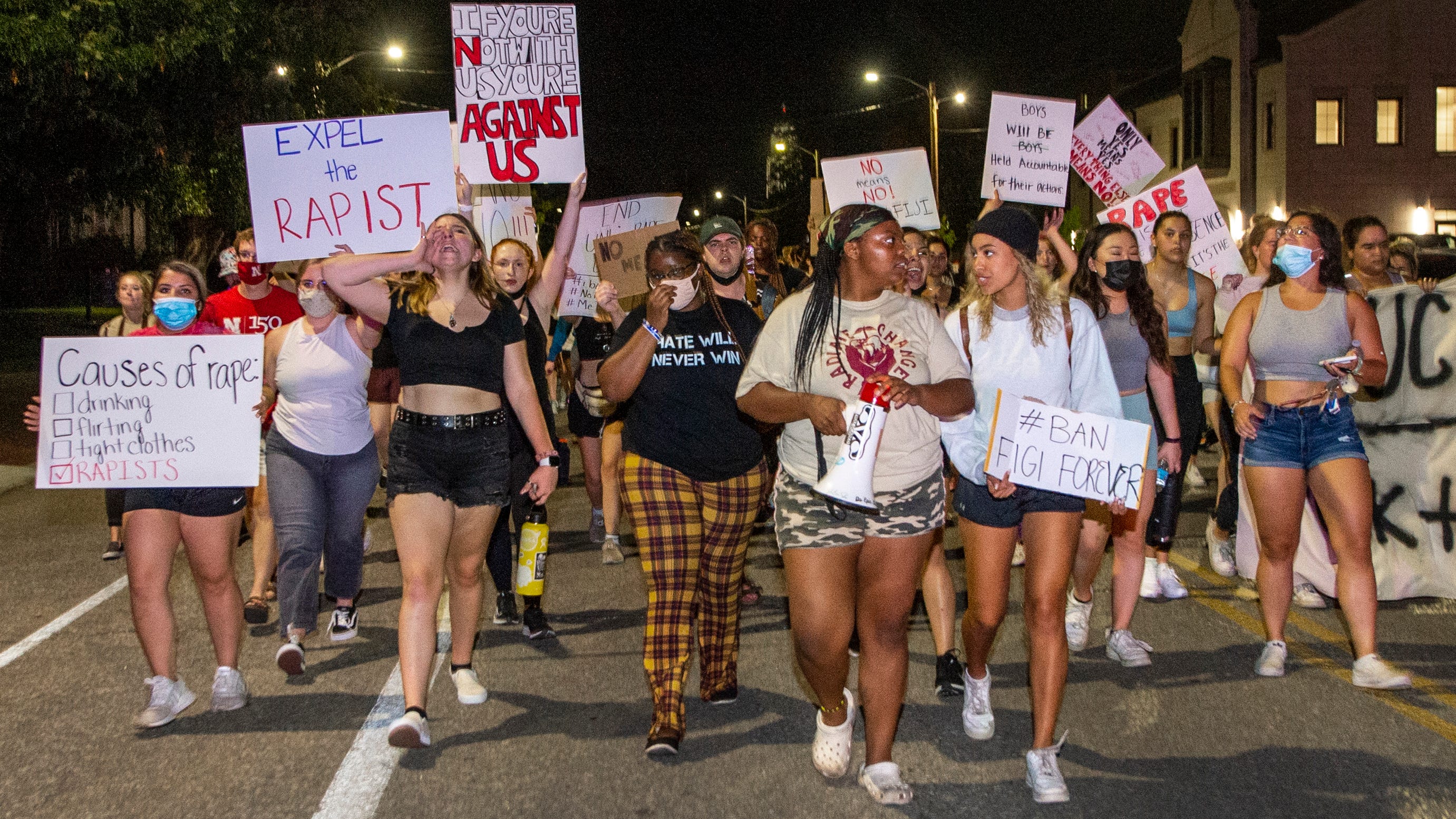 Sexual assault cases spur protests on campuses across US