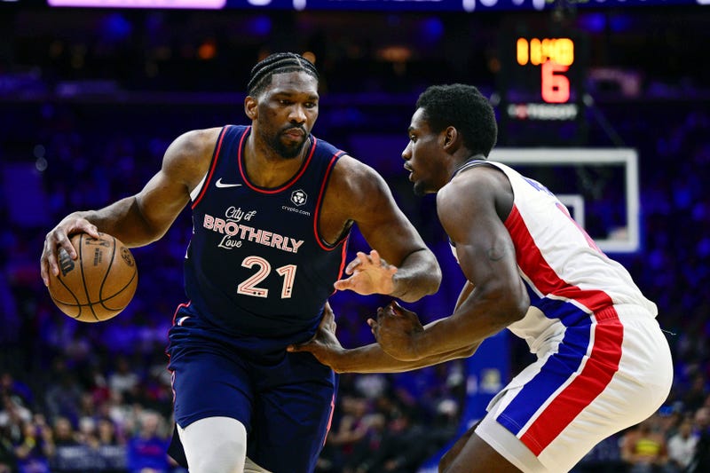 Pistons 76ers Basketball