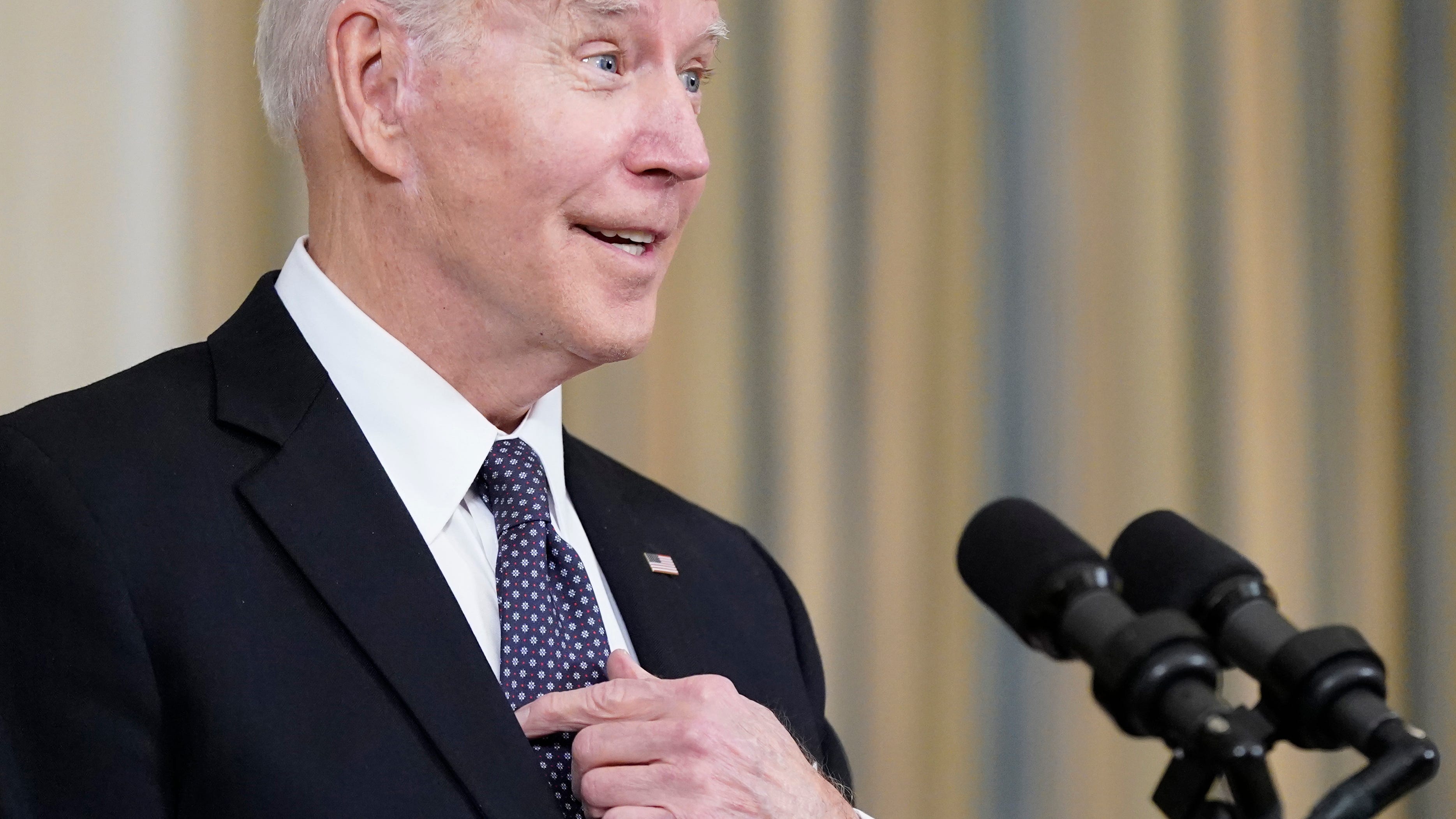 Biden says remark on Putin's power was about 'moral outrage'