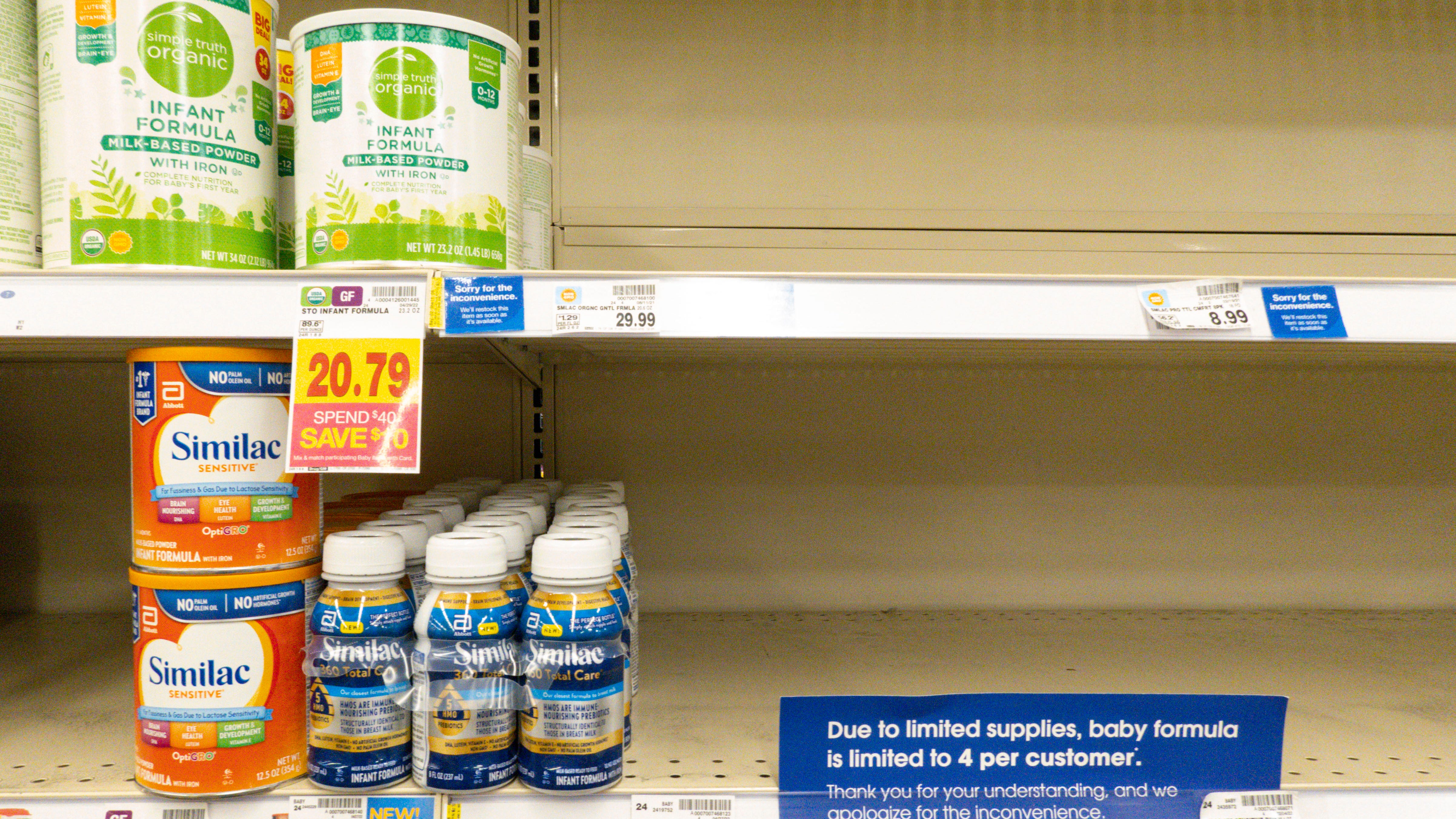 Parents swap, sell baby formula as Biden focuses on shortage