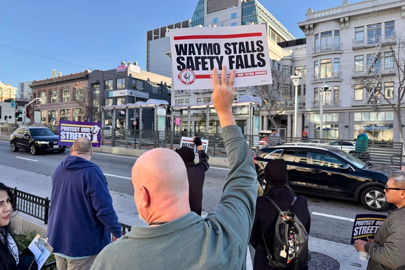 California Waymo Protest