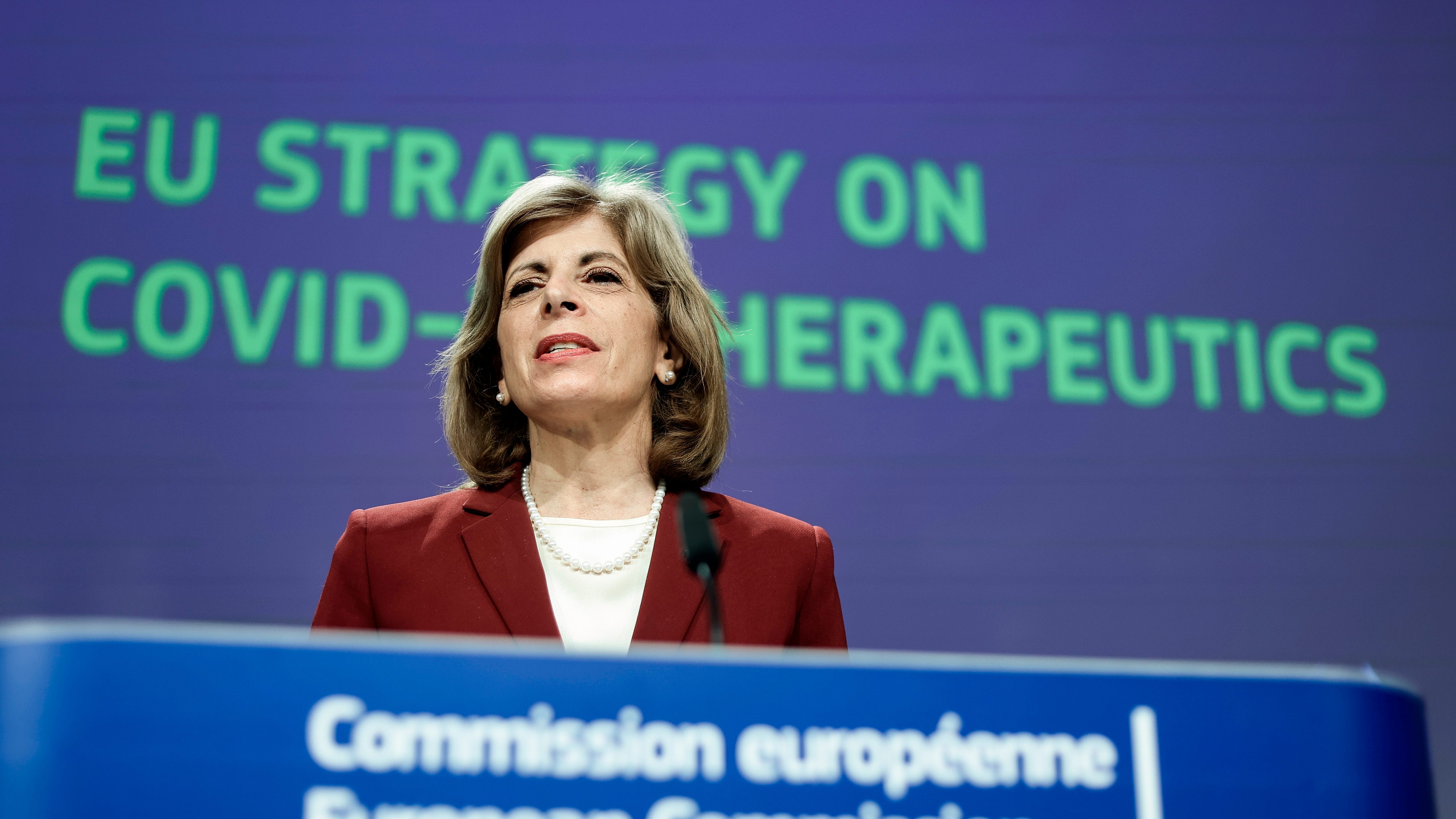 The Latest: EU proposes developing COVID-19 drug treatments