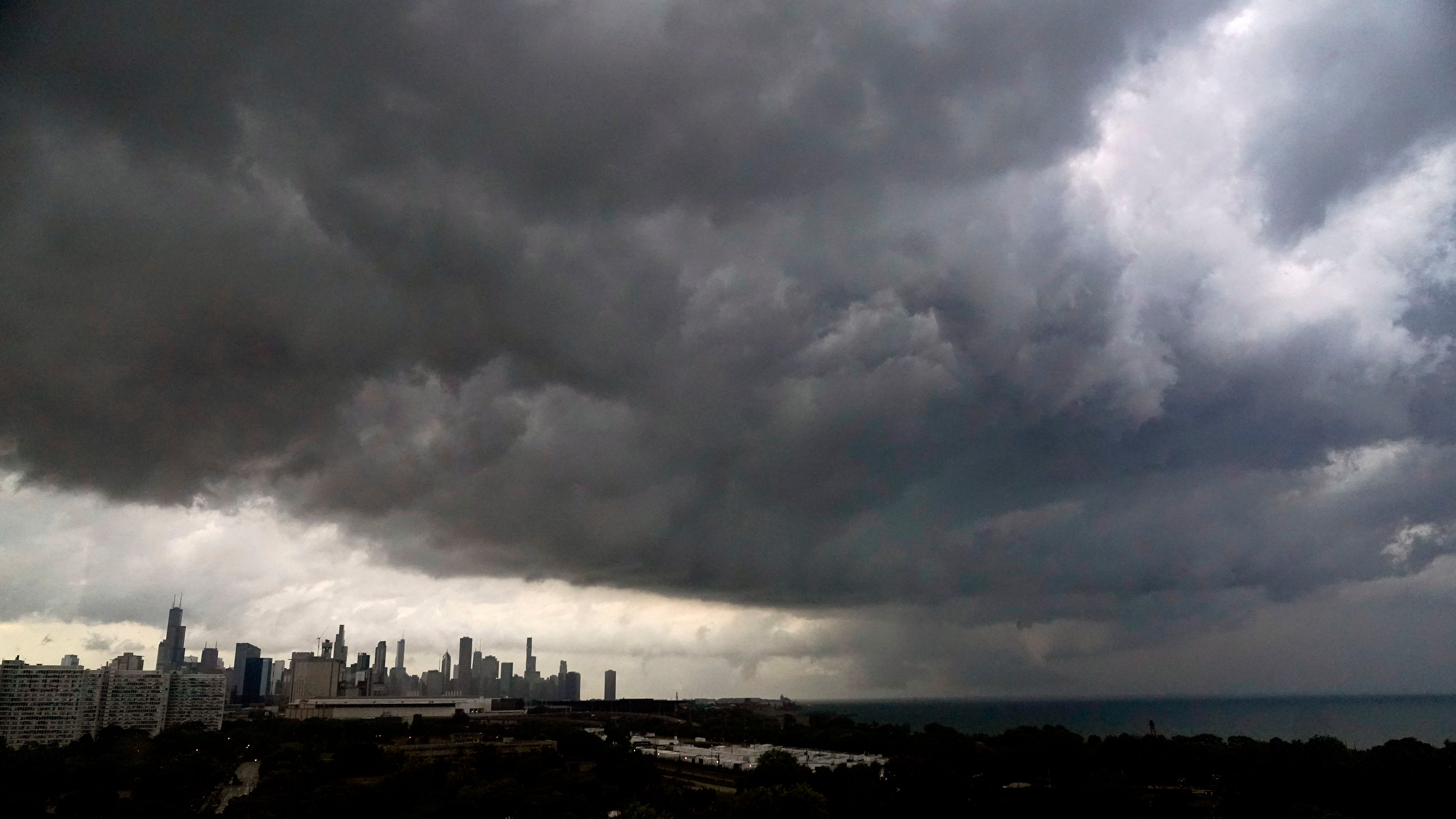 Tornado touches down near Chicago's O'Hare airport amid severe weather warnings