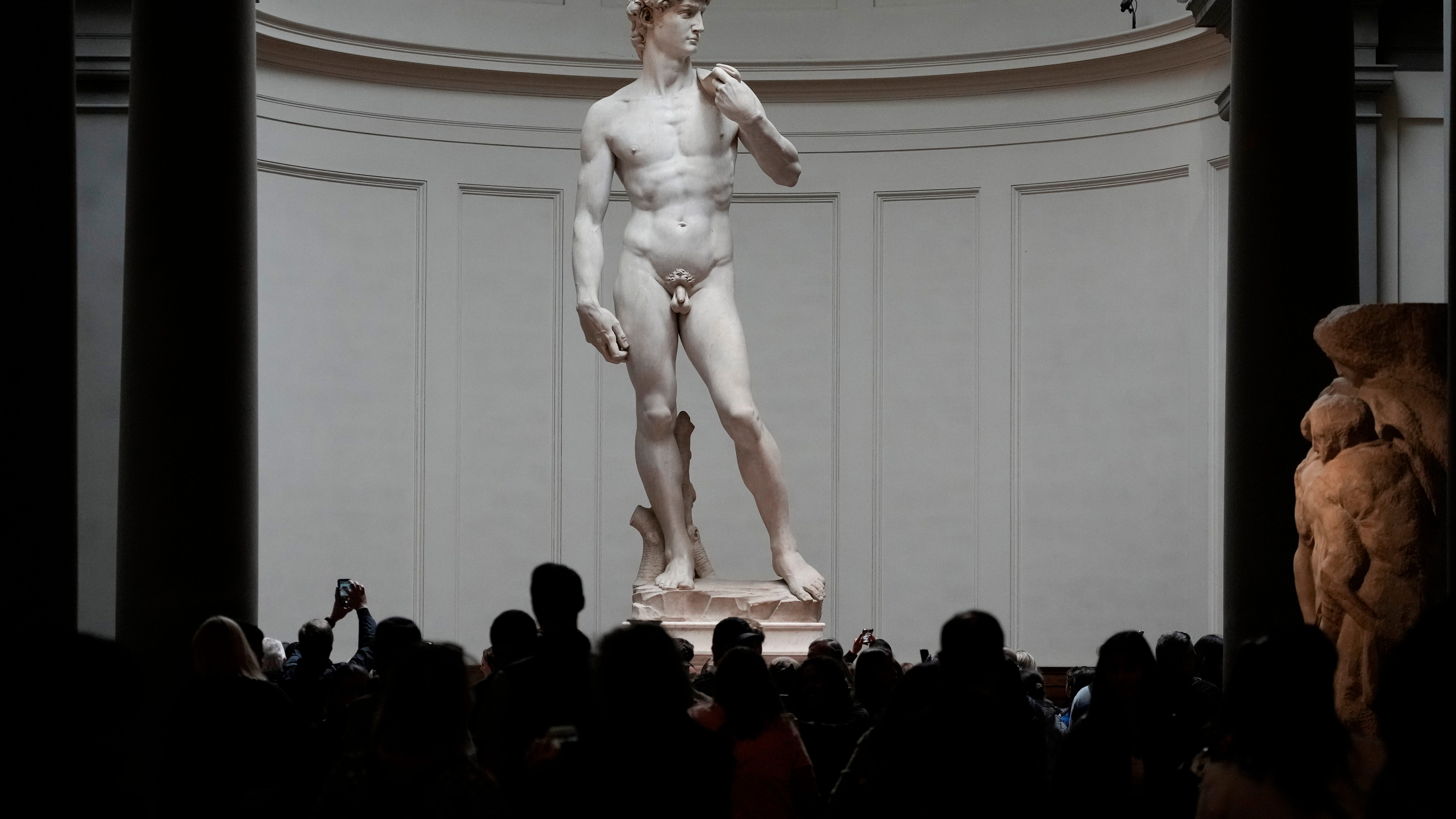 Visitors flock to see David sculpture after Florida uproar