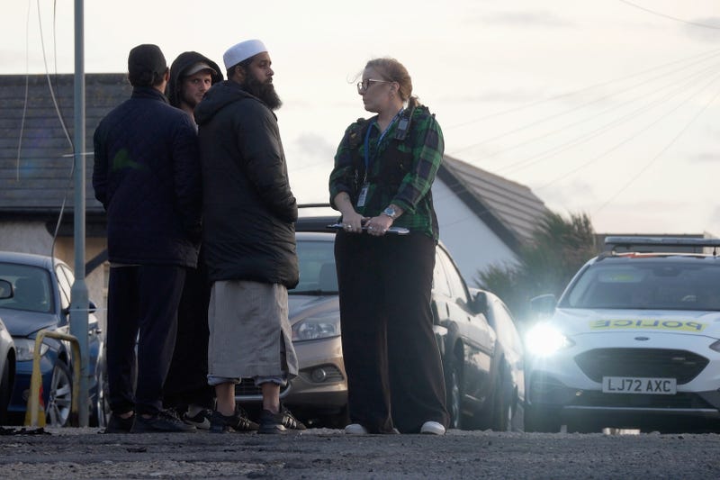 Britain Mosque Fire