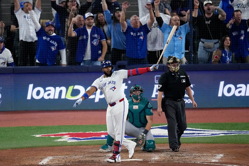 APTOPIX ALCS Mariners Blue Jays Baseball
