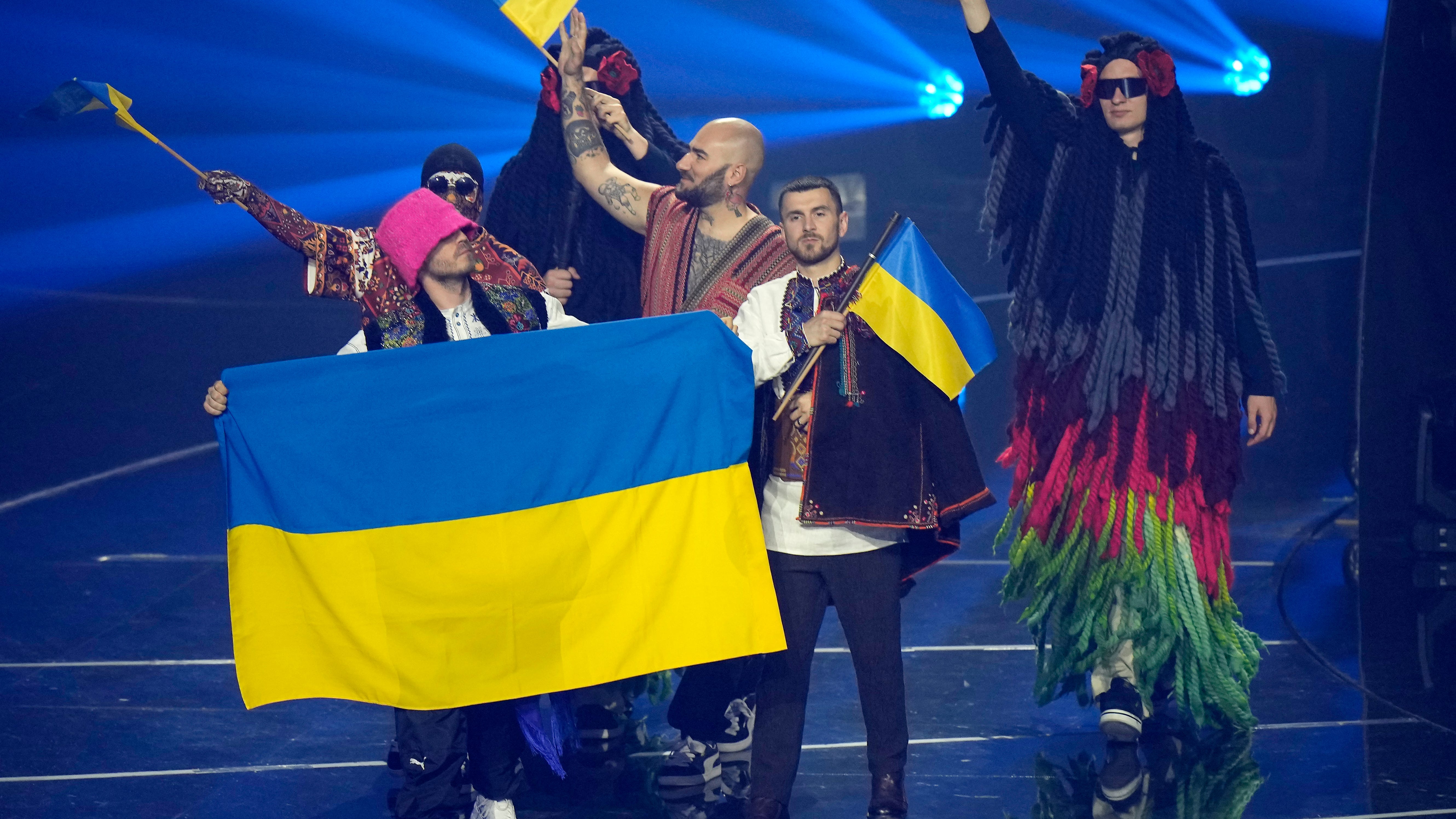 Ukrainian band Kalush Orchestra wins Eurovision amid war