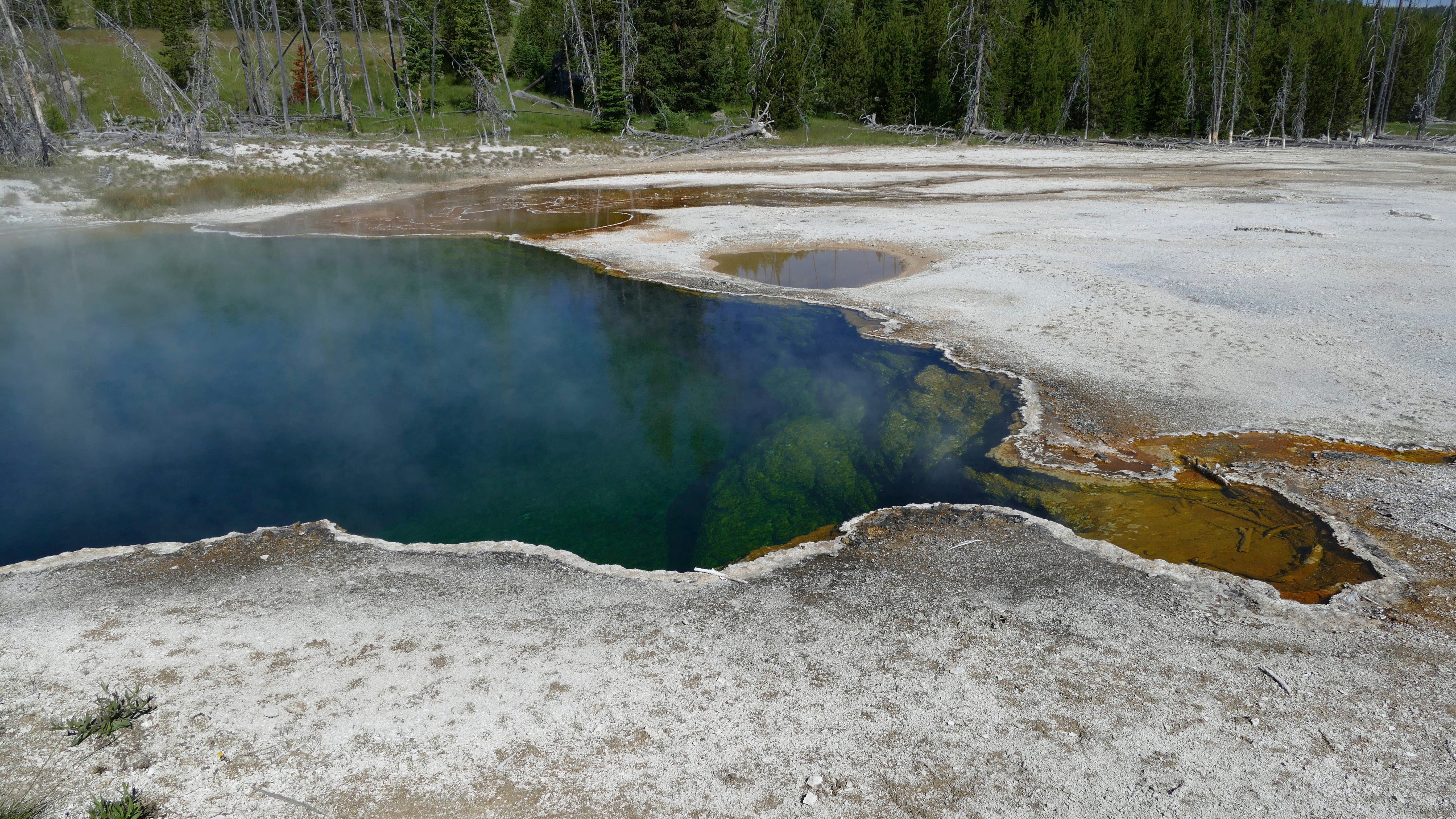 Foot found in Yellowstone hot spring linked to July death
