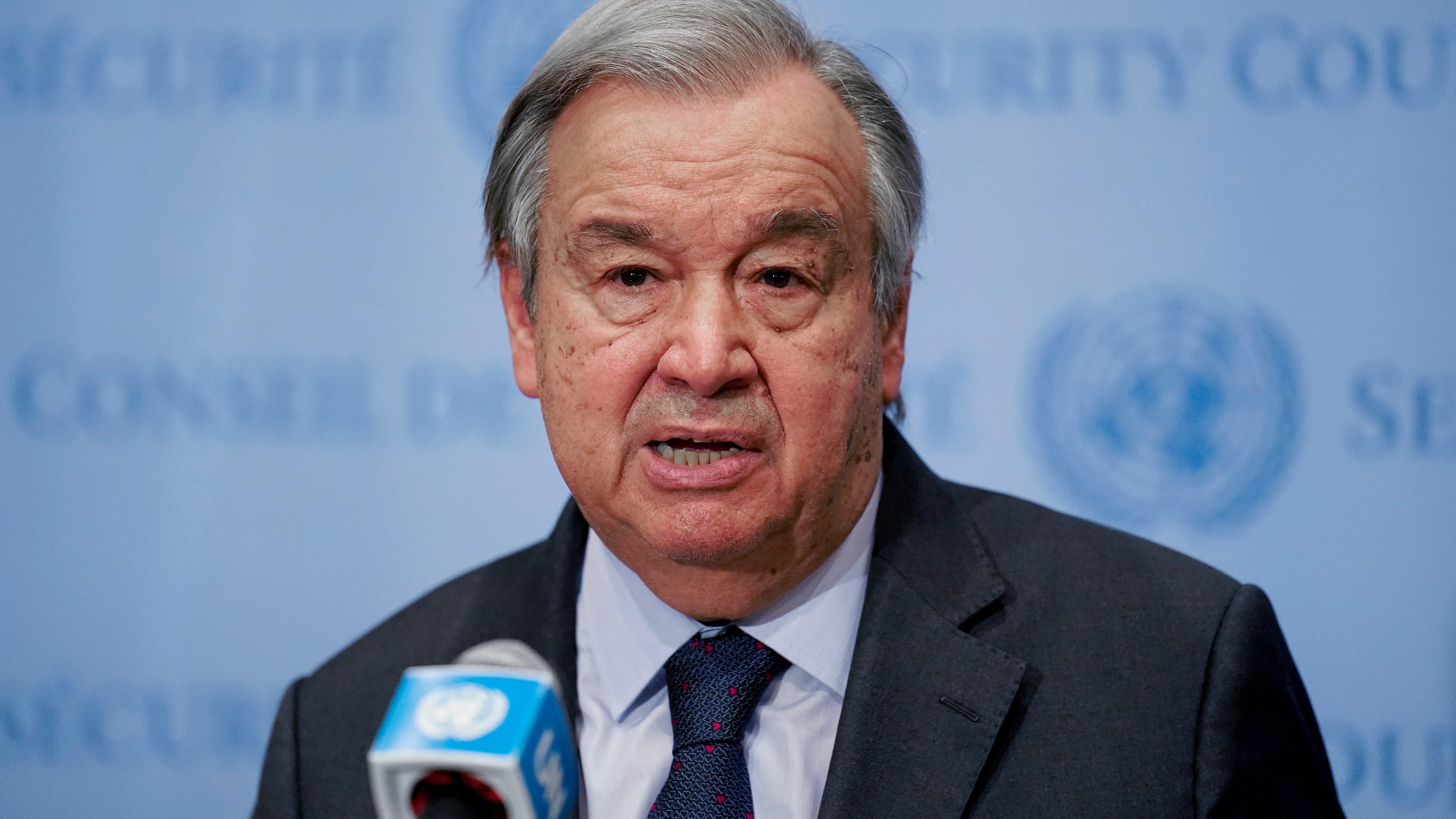 The Latest: UN chief: biggest global peace crisis in years