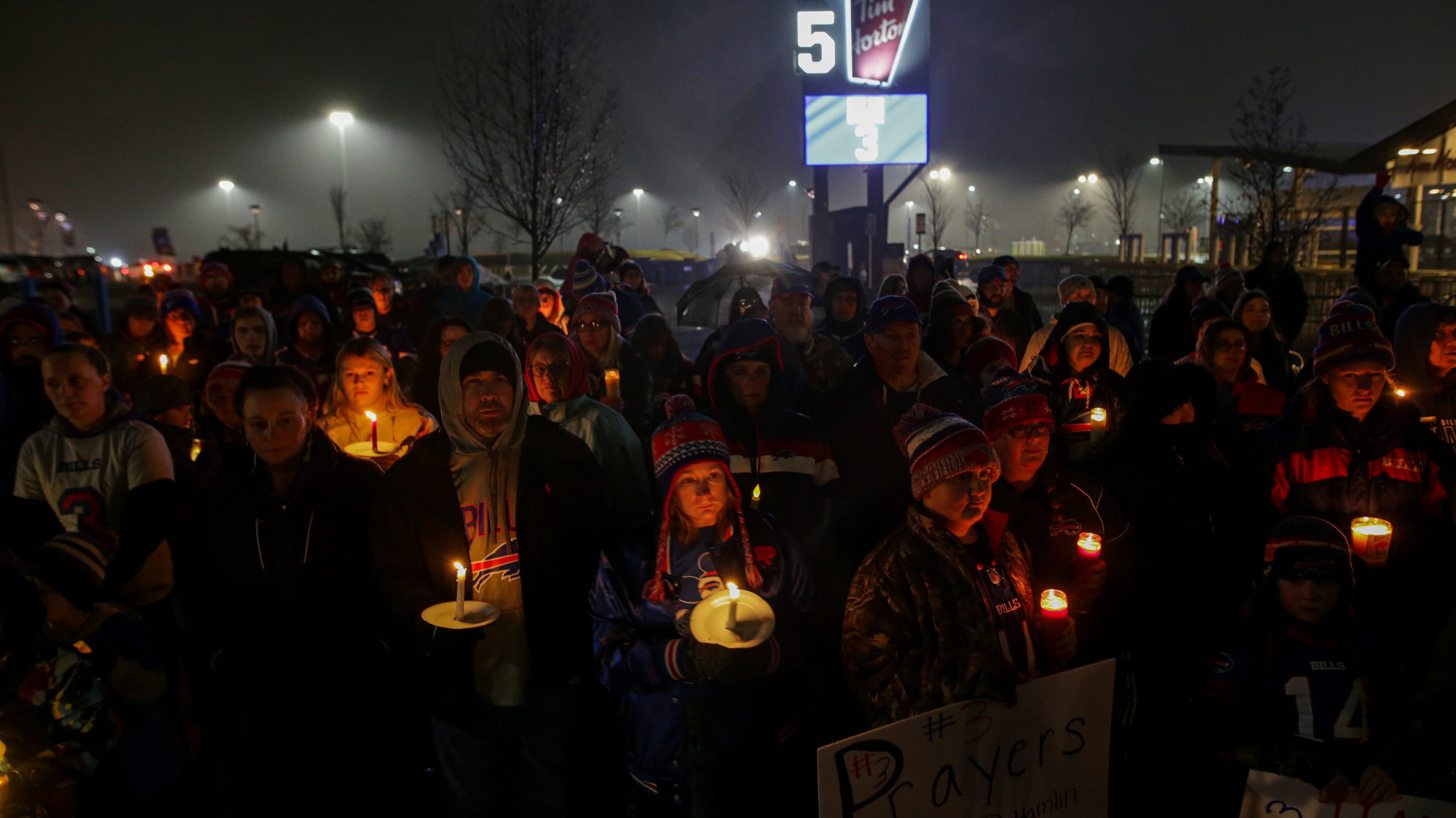 Collapse of Bills’ Hamlin deepens Buffalo’s anguish, resolve