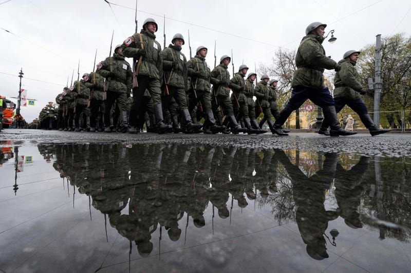 APTOPIX Russia Victory Day Parade Rehearsal