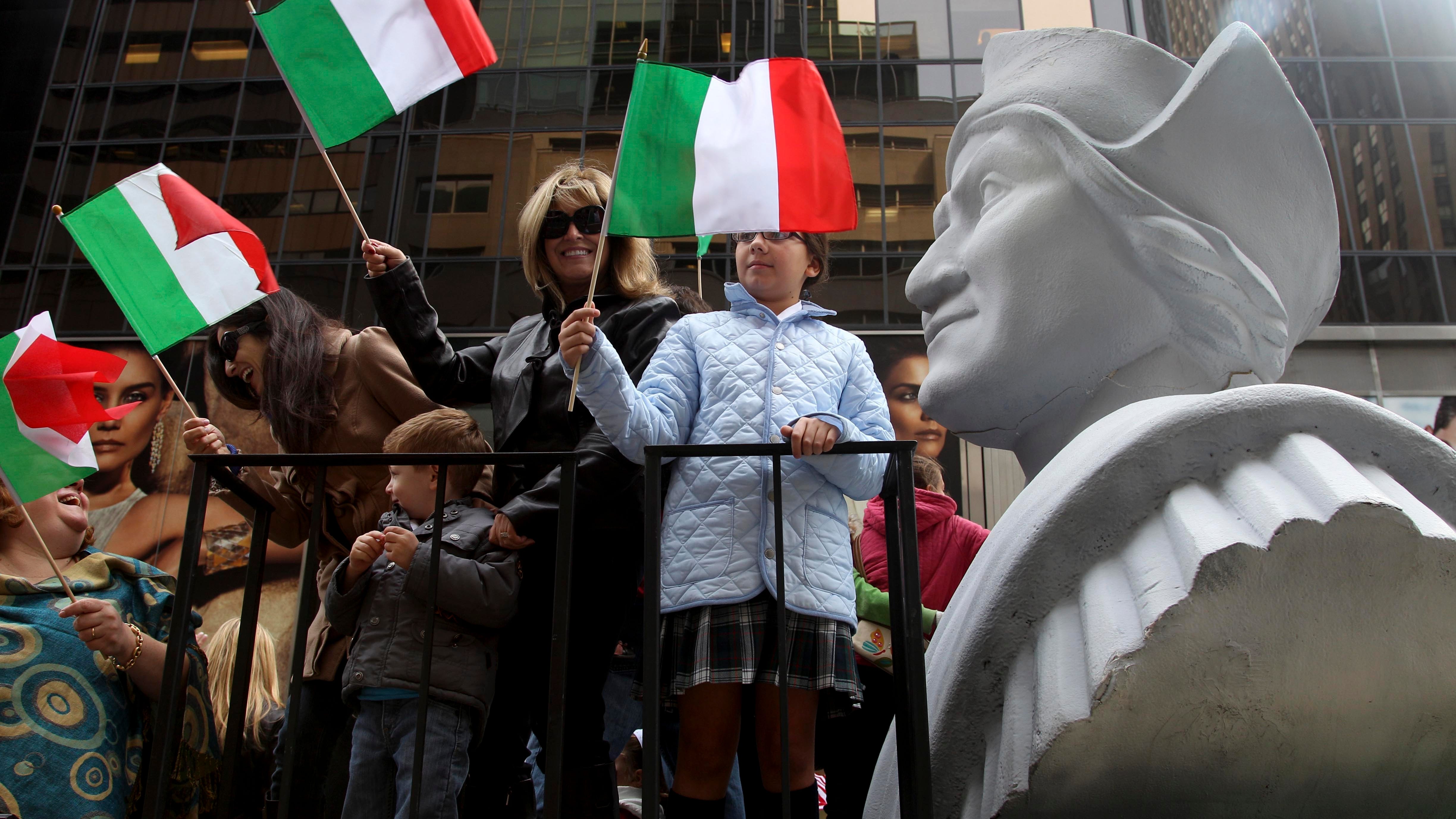 Tensions persist between legacy of Columbus, native people