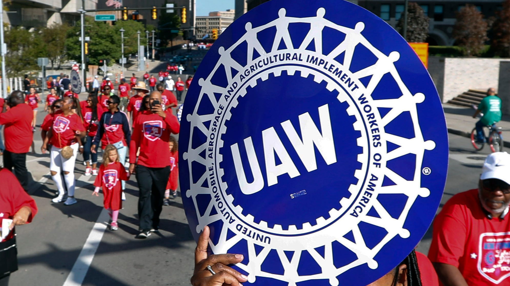 Auto union rejects wage offers from Detroit companies with strike deadline 6 days away