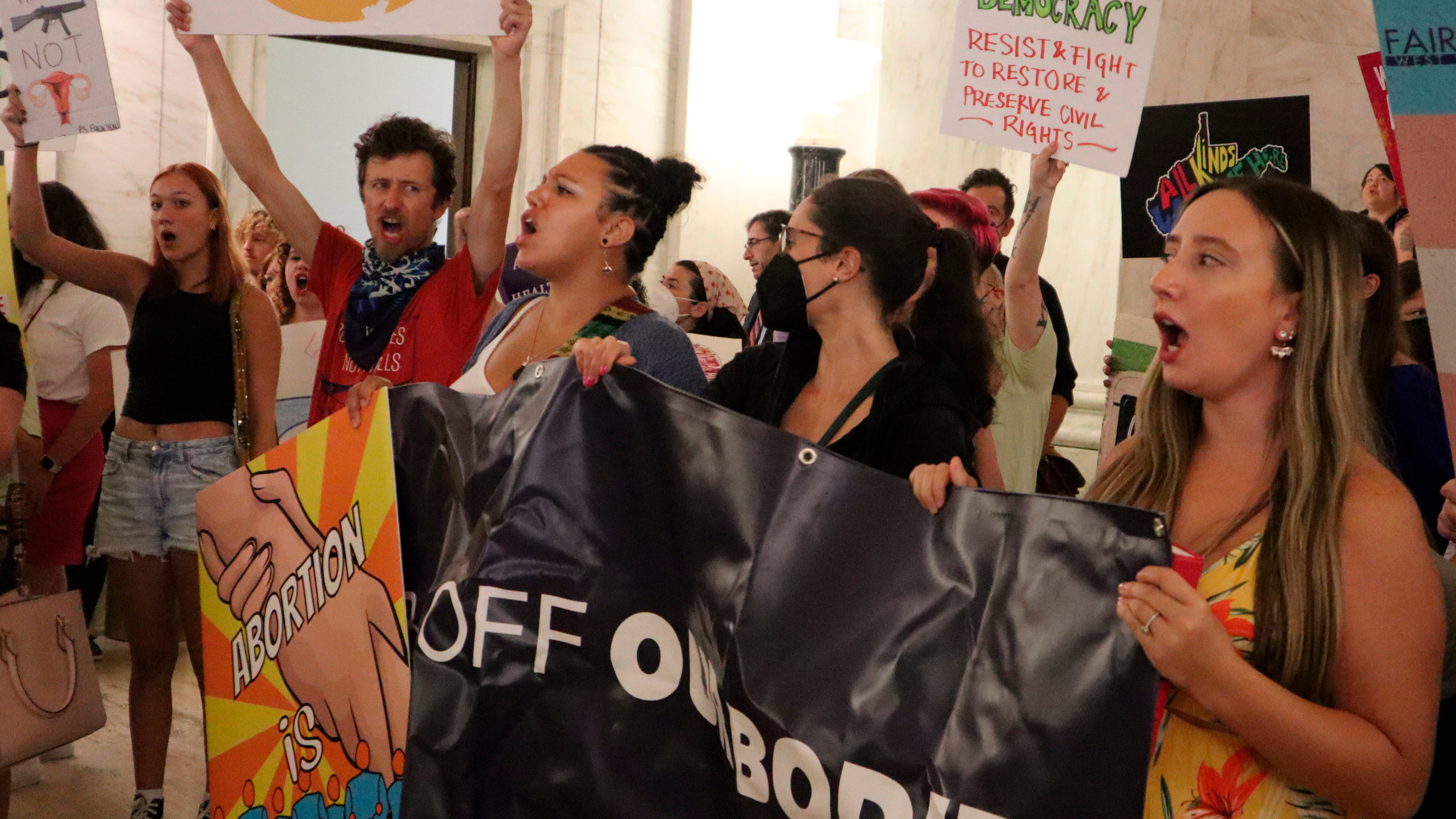 Courts block abortion bans in Wyoming, North Dakota