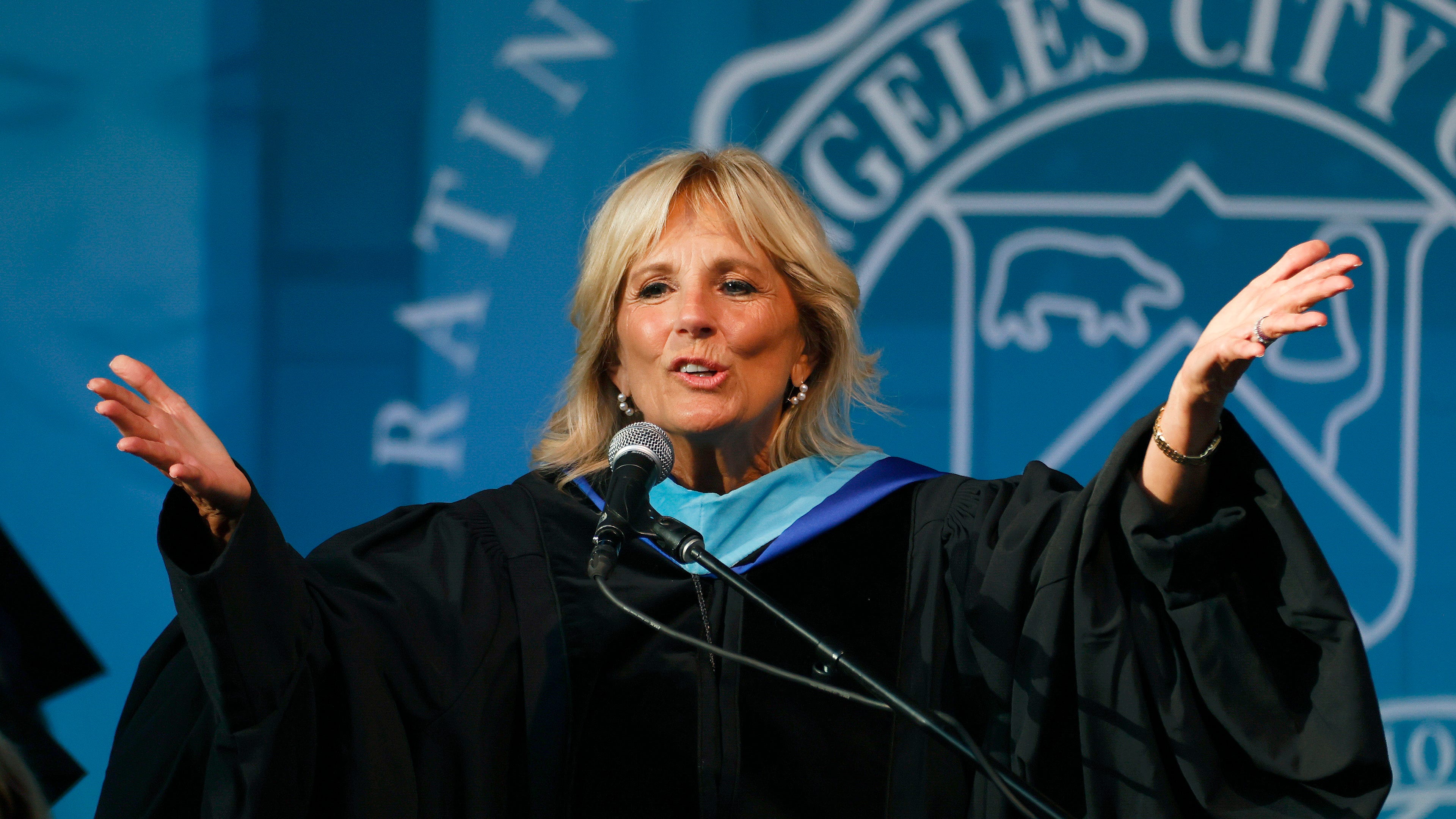 Jill Biden to L.A. college grads: 'Never forget your path'