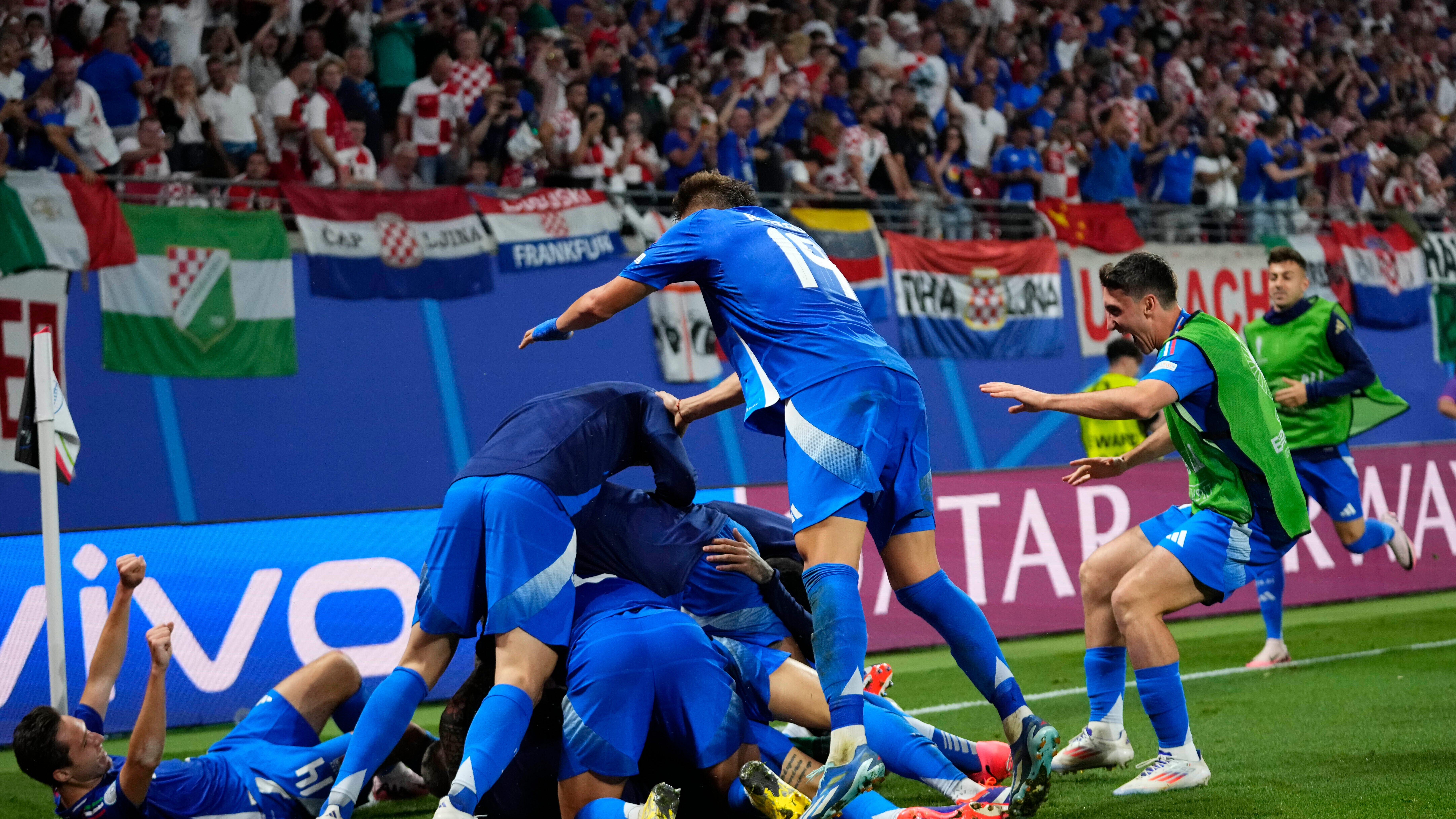 Zaccagni salva a Italia con agónico gol ante Croacia. La Azzurri avanza a octavos en la Euro