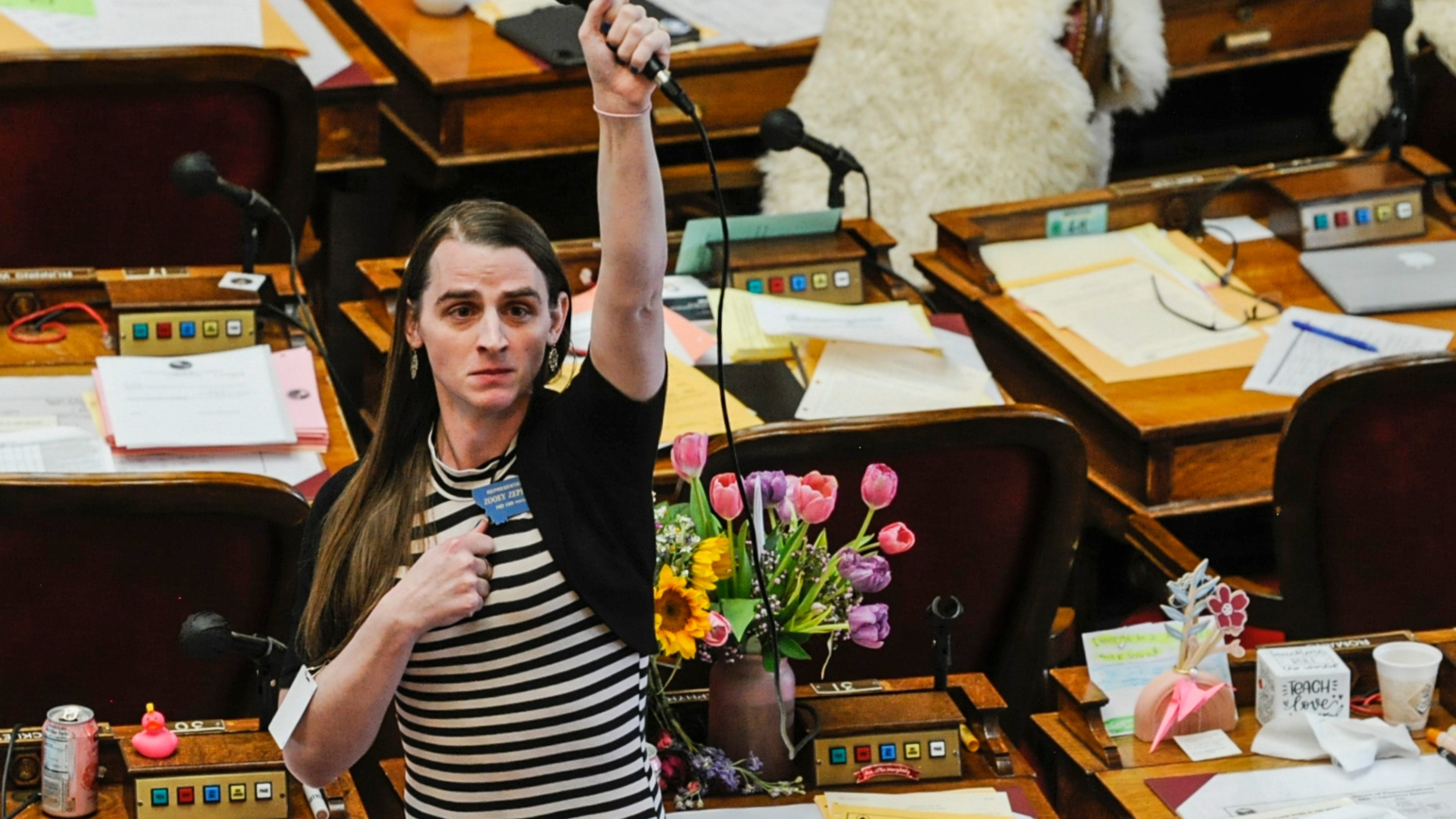 Montana transgender lawmaker barred by GOP from House floor
