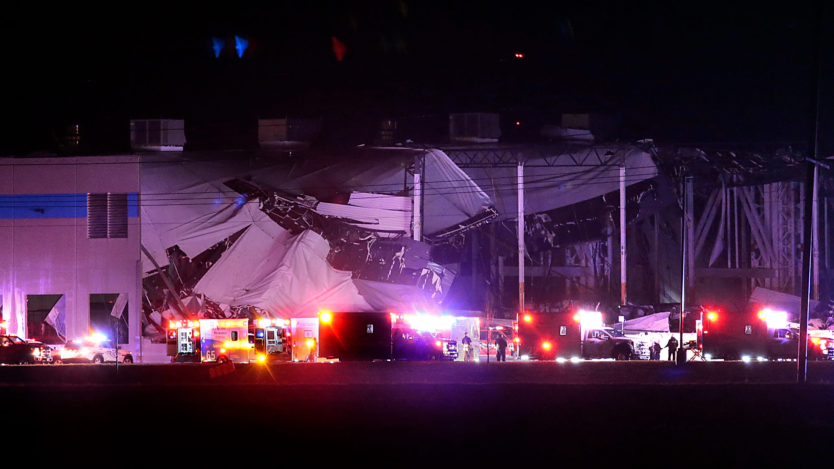 Dozens feared dead as tornadoes, storms strike US states