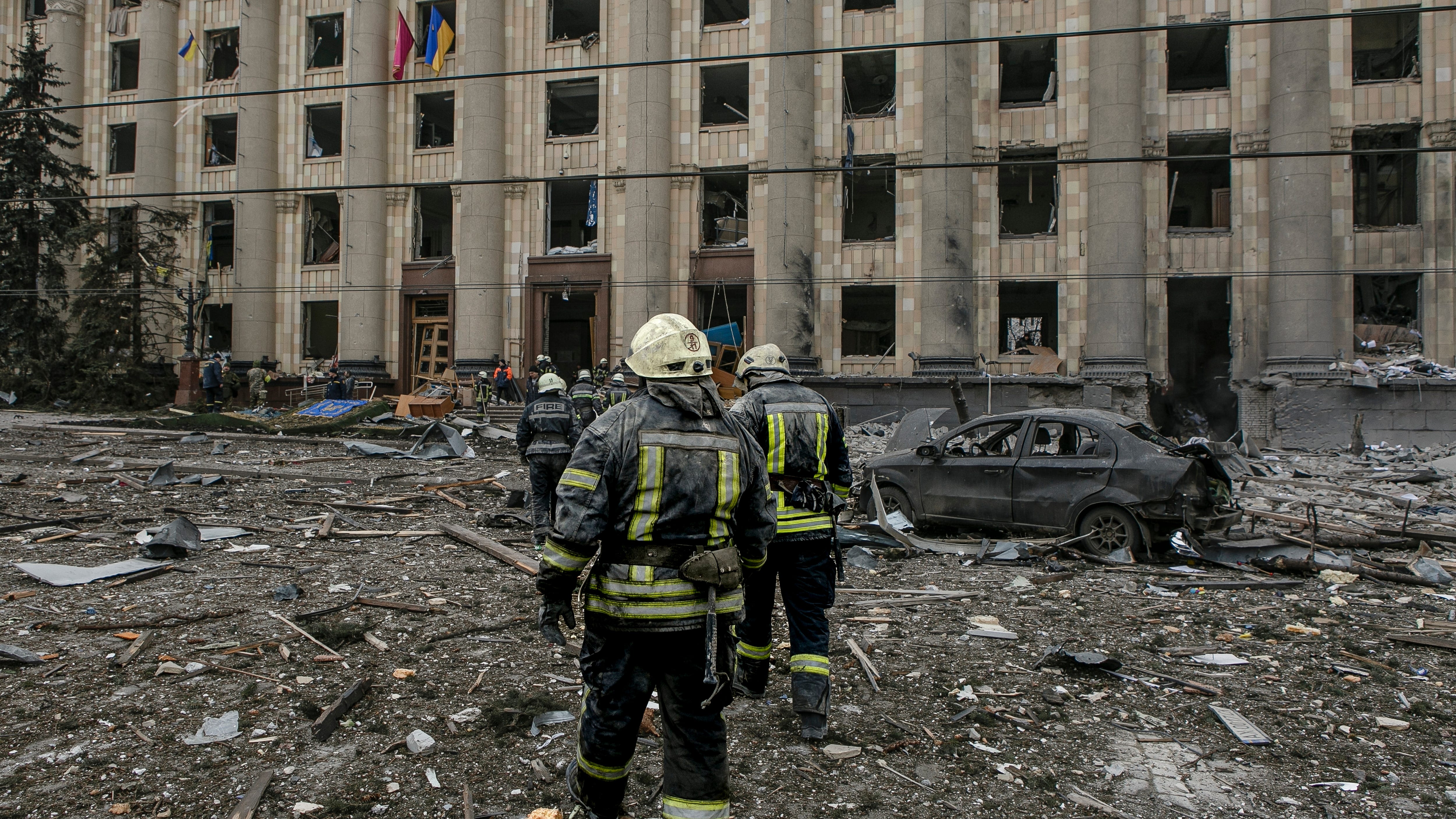 Russia pummels Ukraine's No. 2 city as convoy nears Kyiv