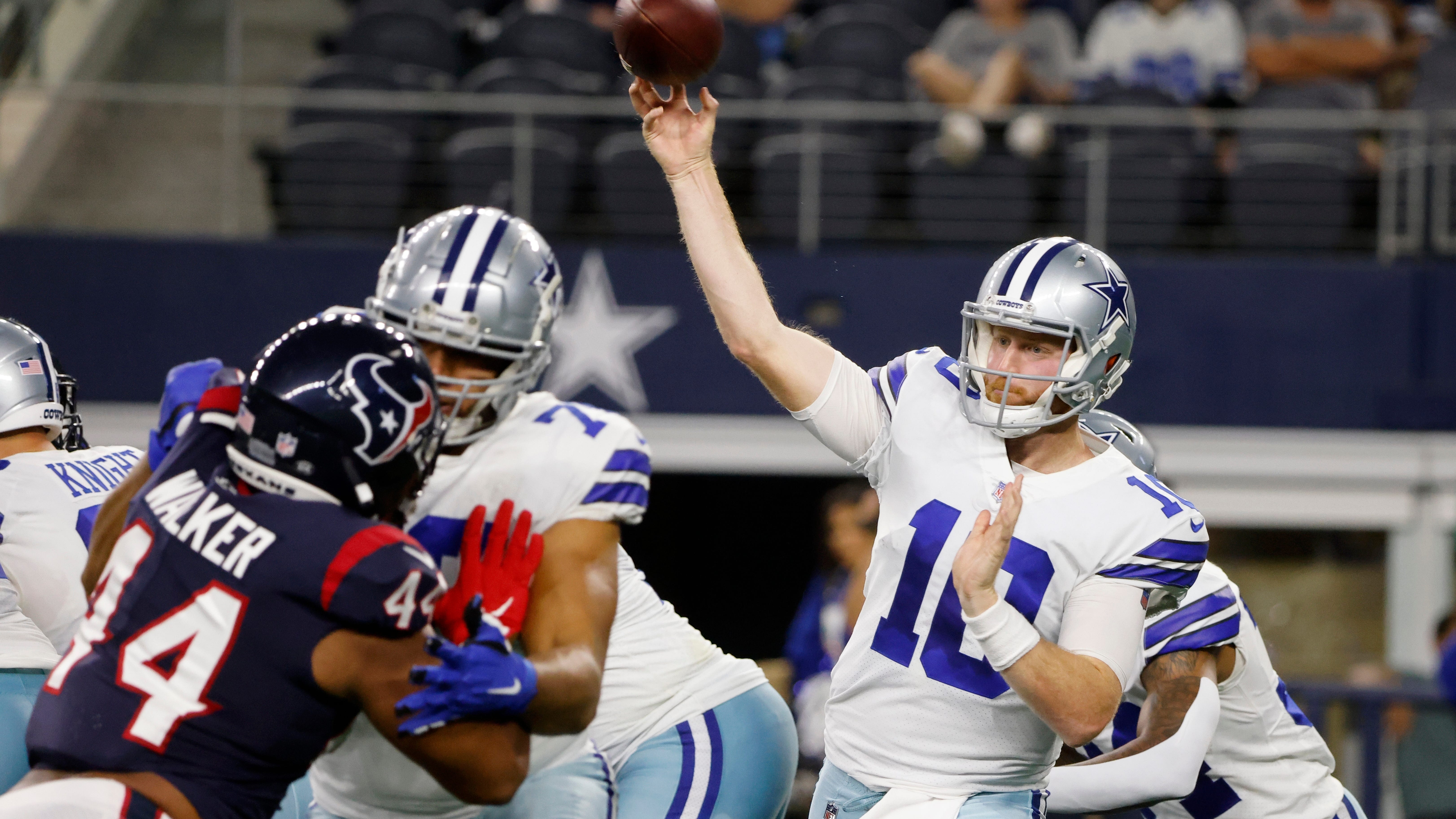 QB Rush solid for Cowboys in 20-14 preseason loss to Texans