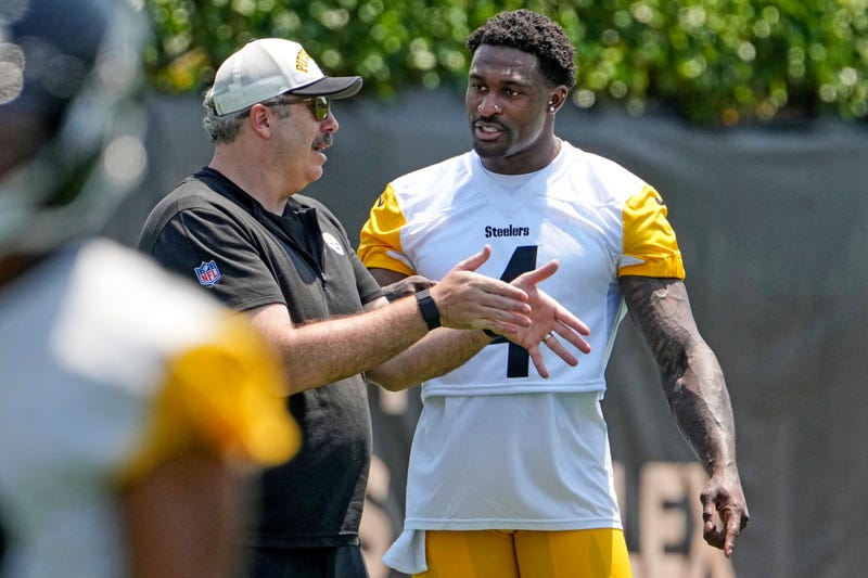 Steelers Metcalf Football