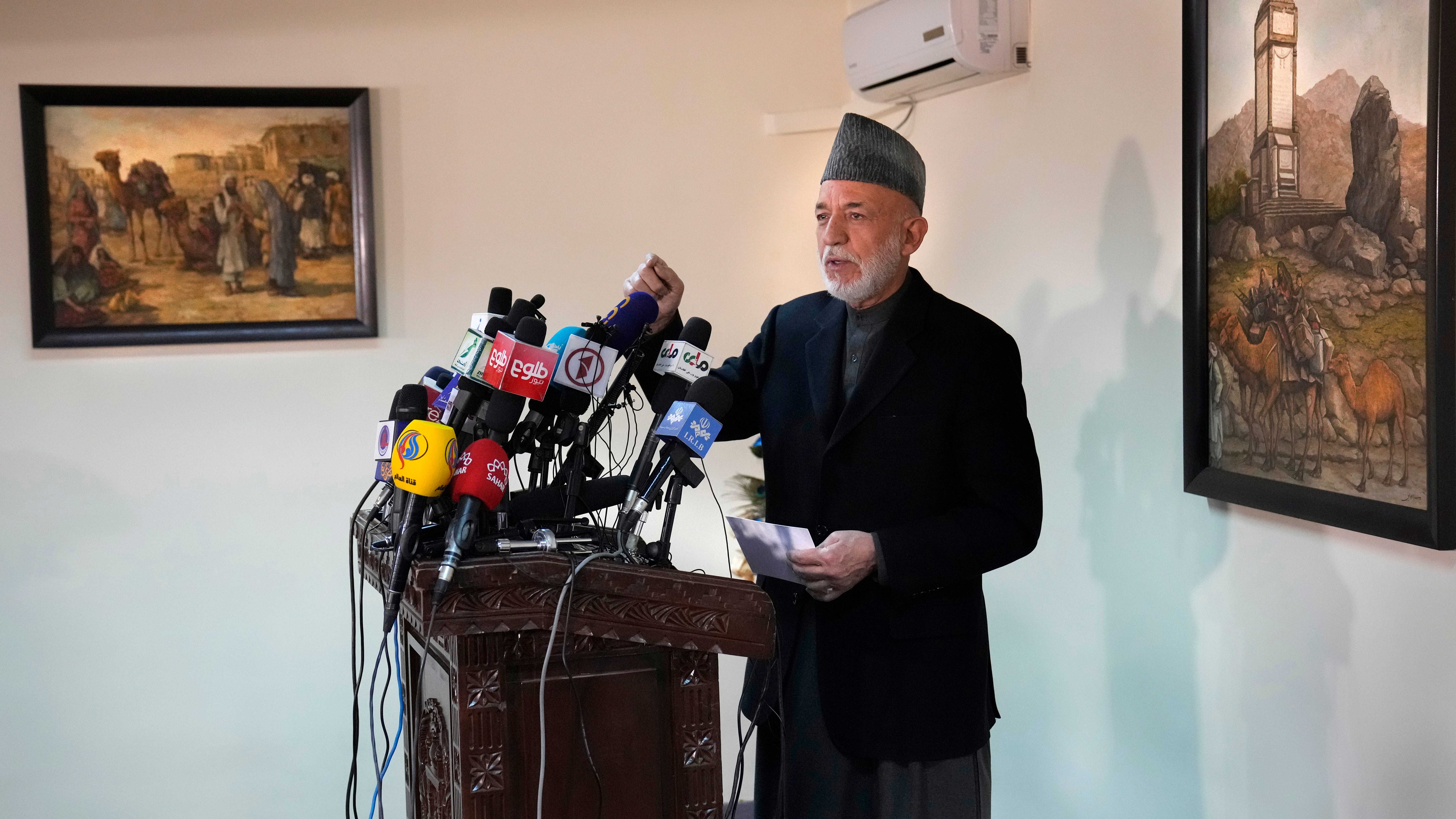 Ex-Afghan president: Biden order on frozen funds an atrocity