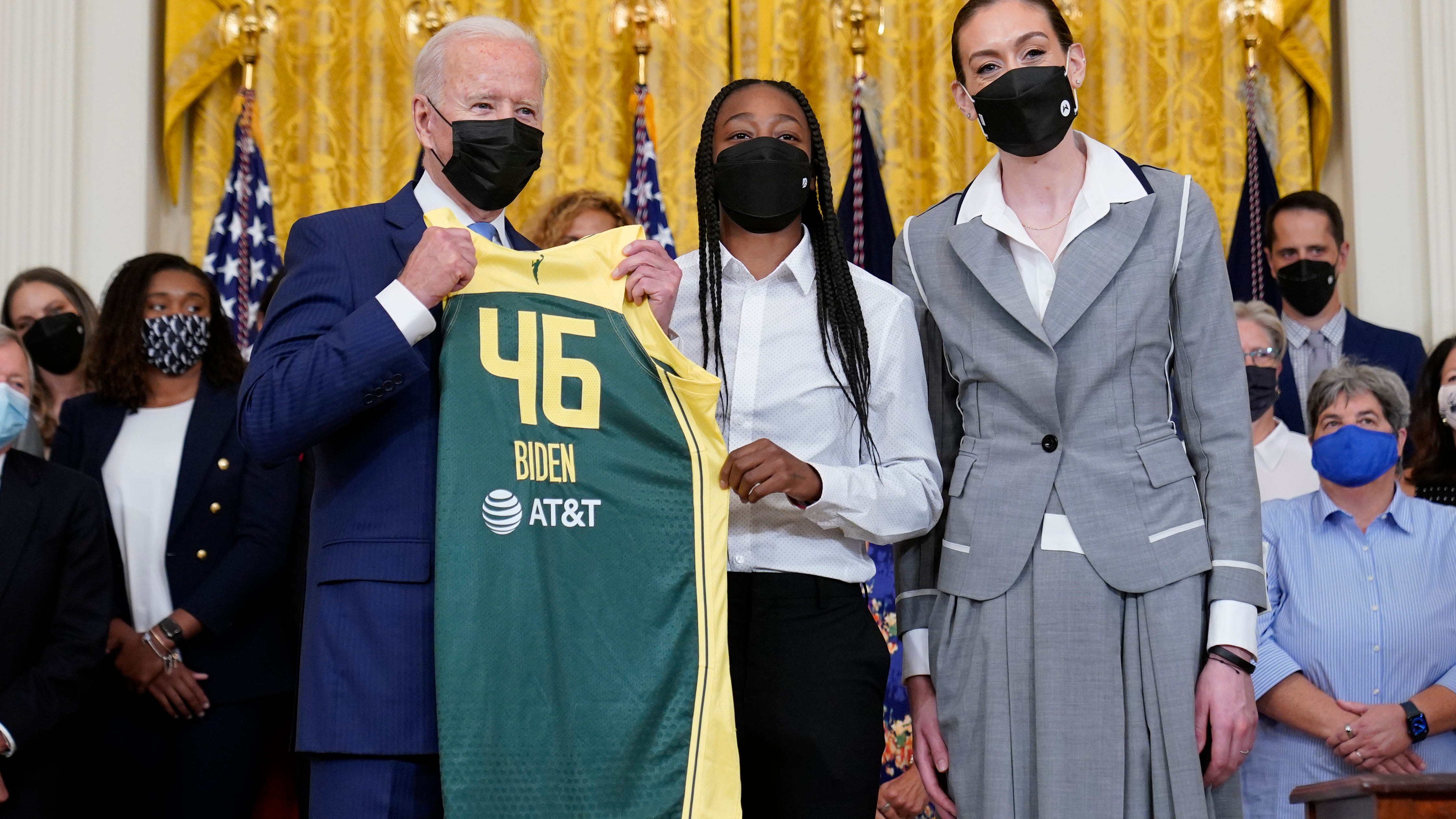 Biden praises WNBA champs for social justice activism